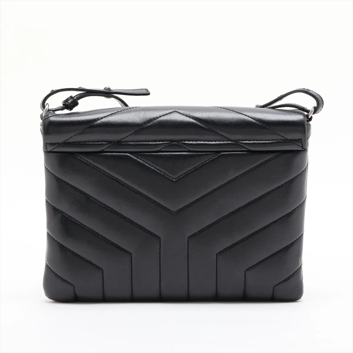 483235 Leather Shoulder Bag, Black — view 2
