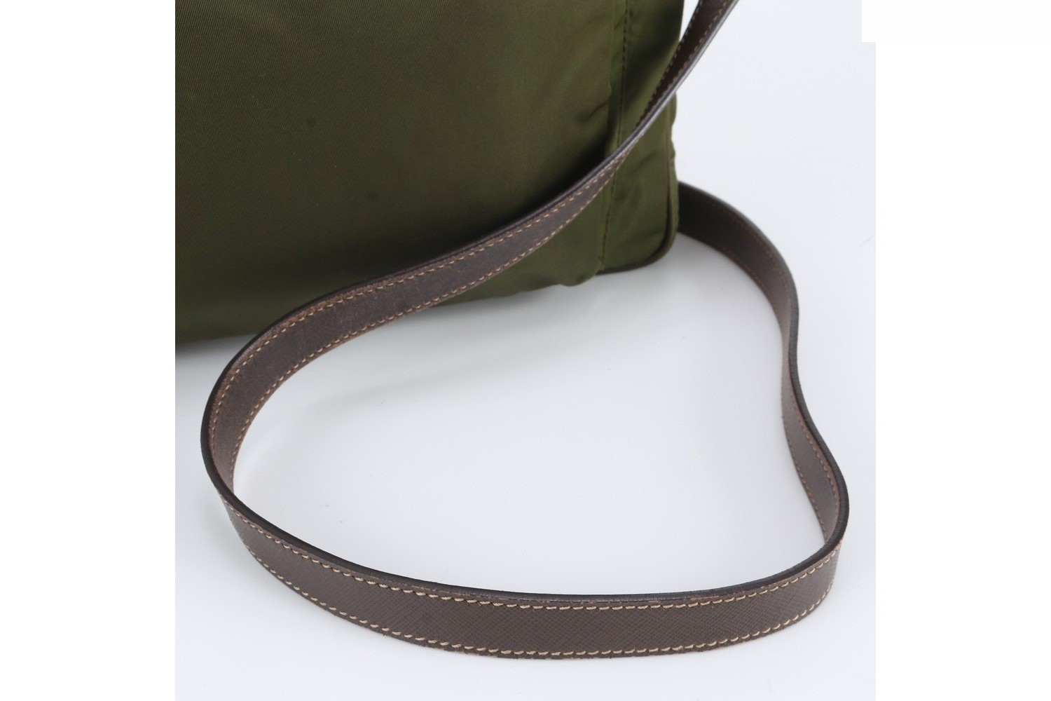 Guarantee card included Tessuto Nylon BT0693 Leather Shoulder Bag — view 2