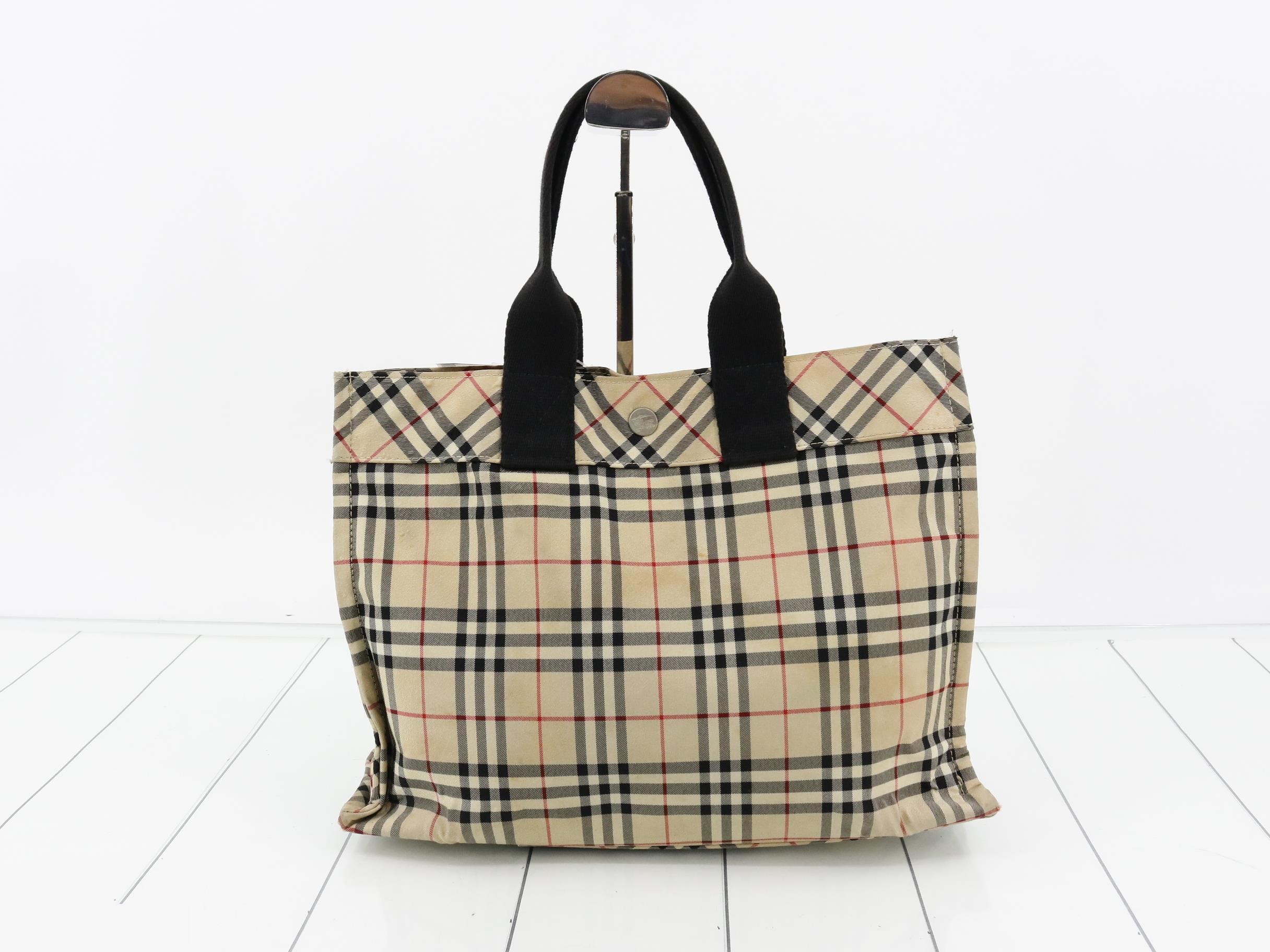 Blue Label Nova Check Tote Bag