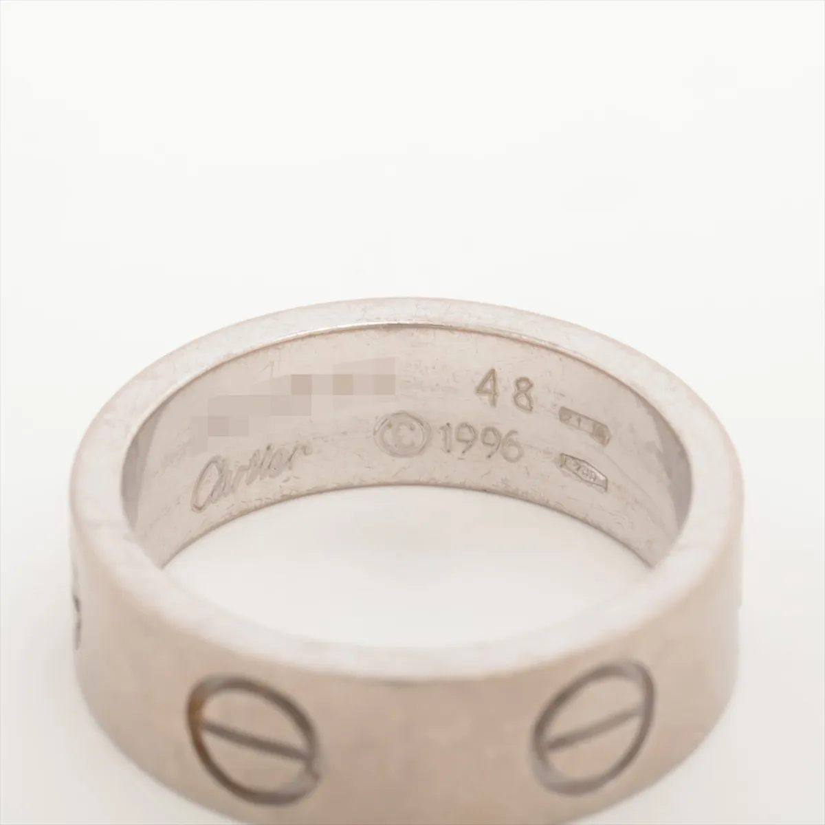 Love Ring 750 (WG) 6.8g Size 48 AL0945 — view 3