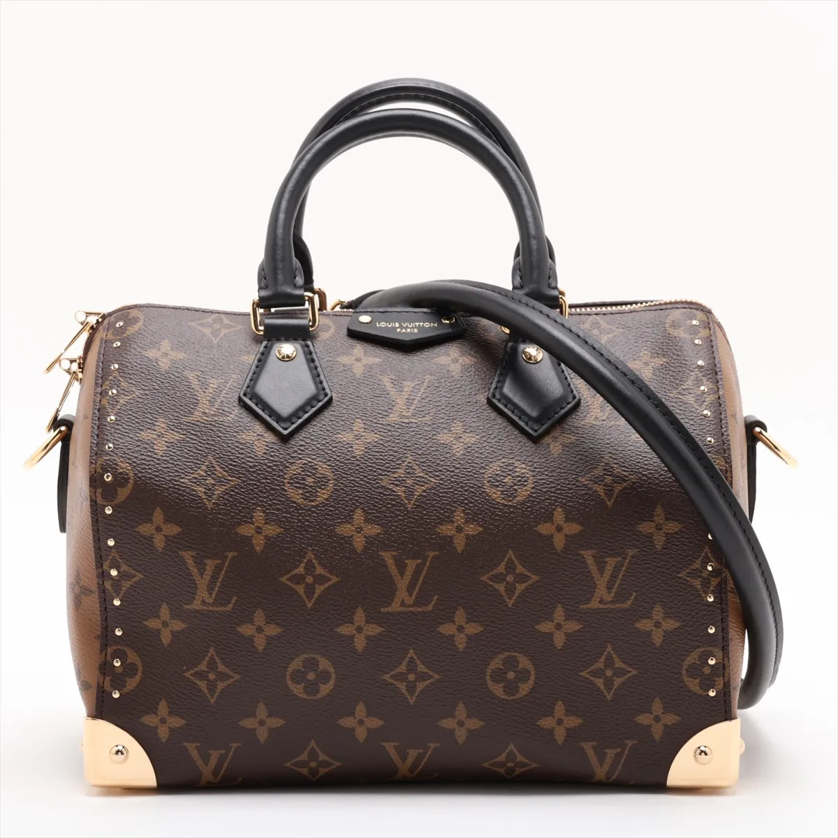 Monogram x Monogram Reverse Speedy Trunk 25 M26181 Brown (RFID detected)