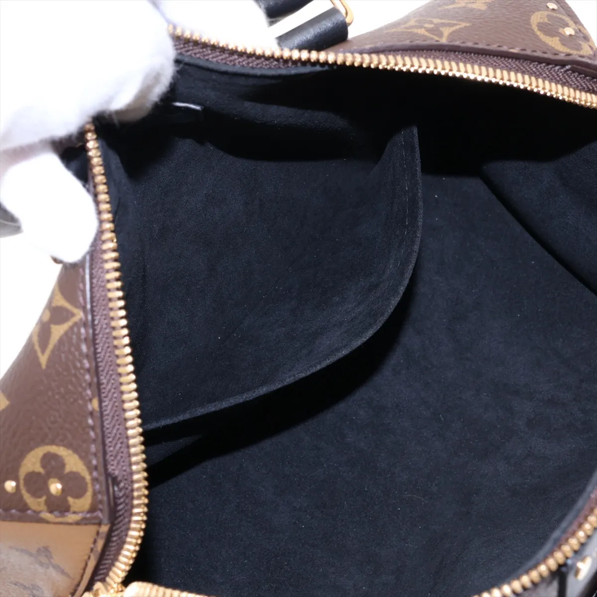 Monogram x Monogram Reverse Speedy Trunk 25 M26181 Brown (RFID detected) — view 9