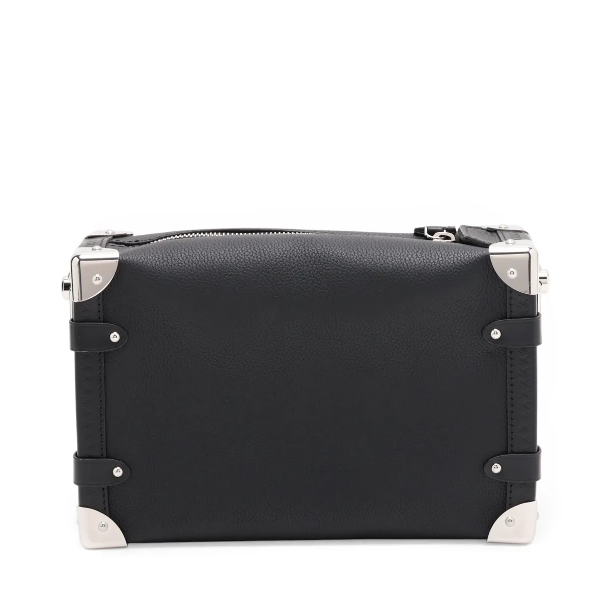 Grain Calf Leather Side Trunk MM M25160 Black (RFID detected) — view 2