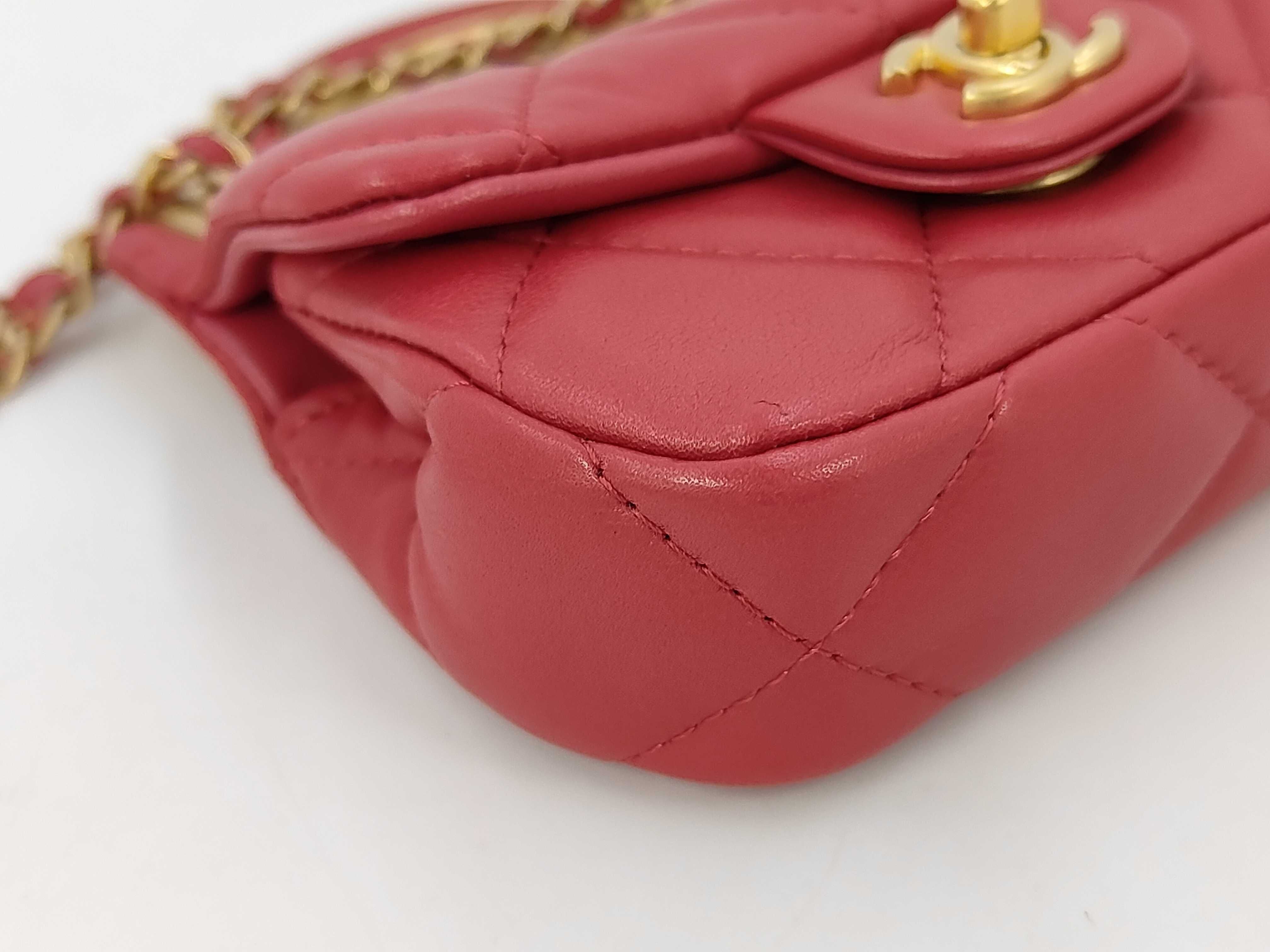 Matelassé Chain Shoulder Bag — view 6