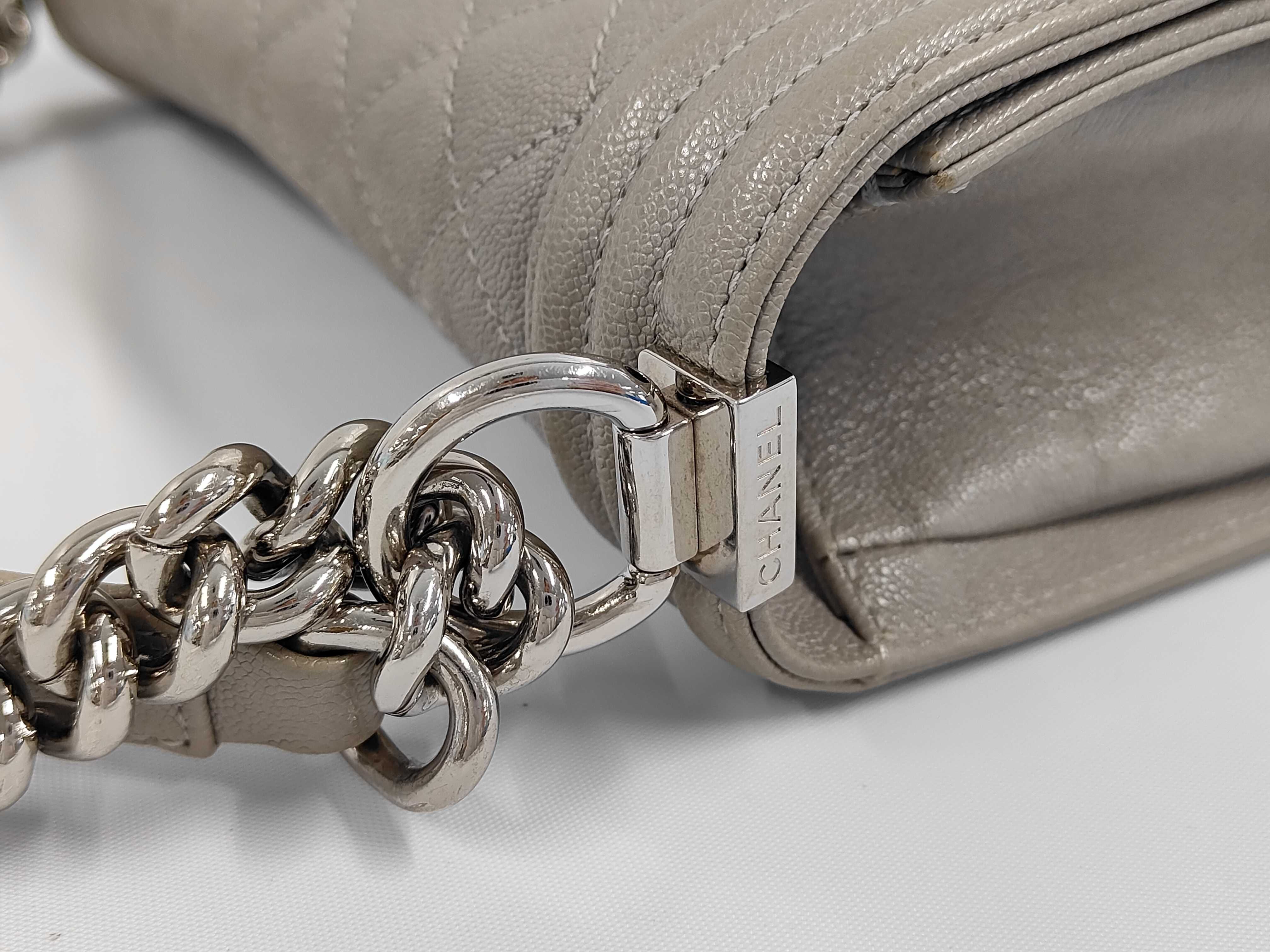Caviar Skin Boy 2-Way Chain Shoulder Bag — view 6