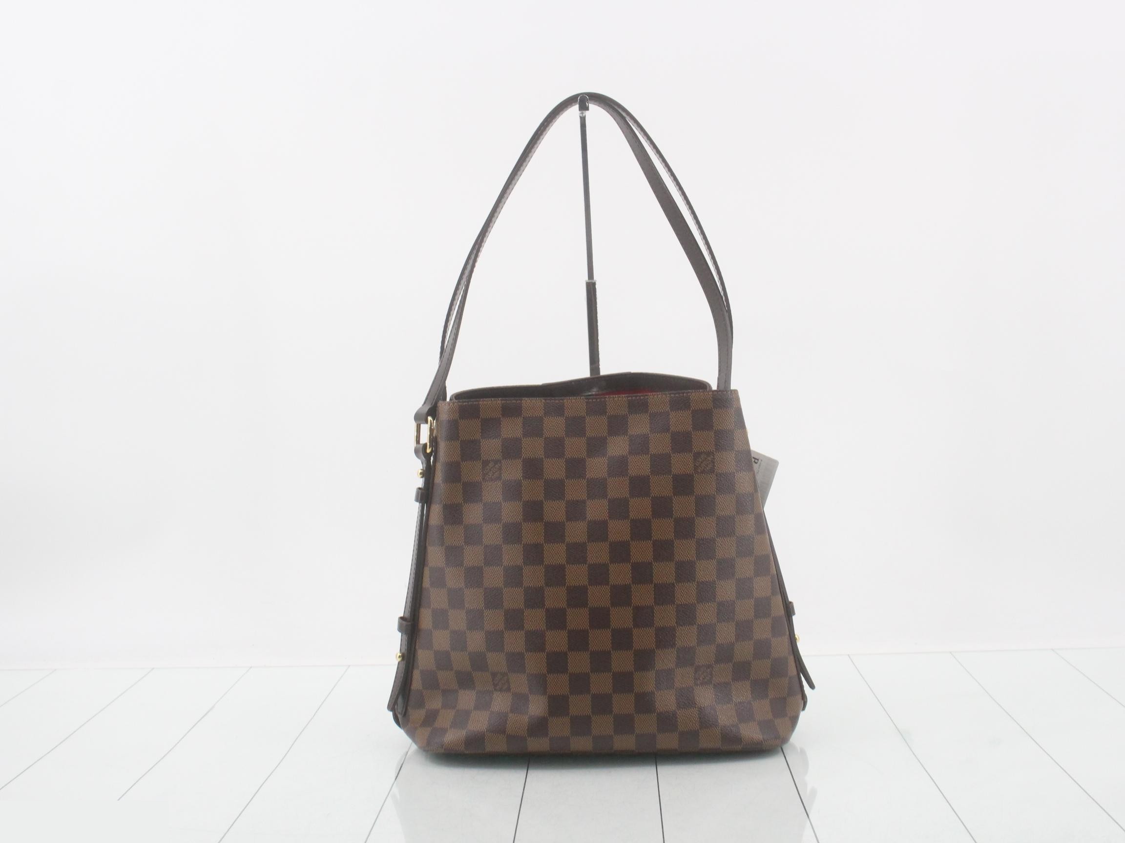 N41108 Cabas Rivington Tote Bag, Damier Brown — view 2