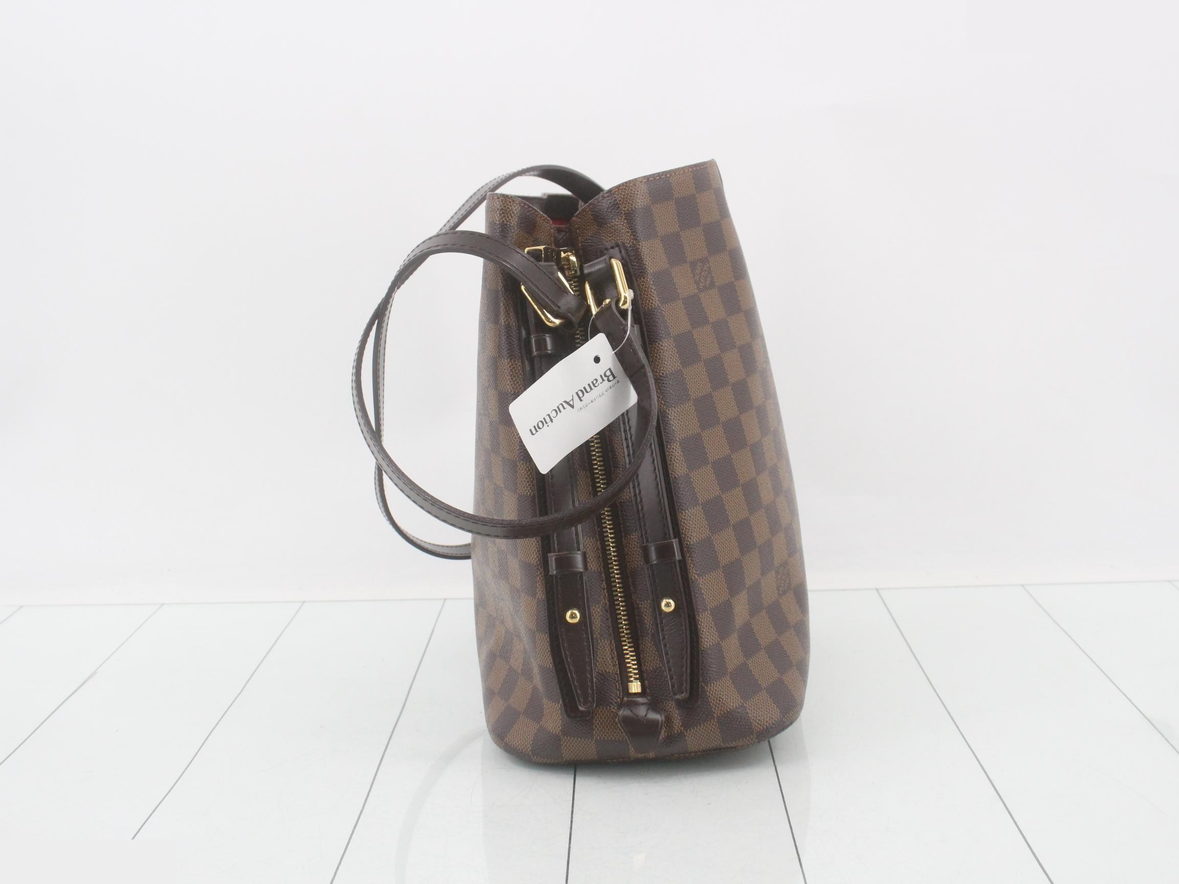 N41108 Cabas Rivington Tote Bag, Damier Brown — view 4