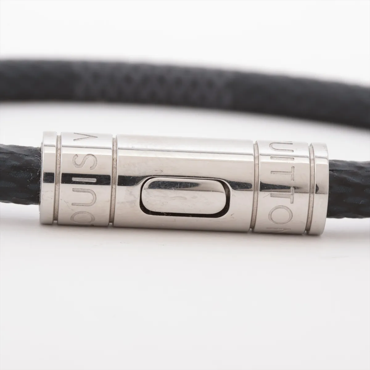 M8152E Bracelet Keep It Trunk BC5204 Bracelet PVC x Leather Black x Silver — view 3