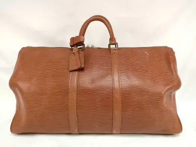 Epi Louis Vuitton Epi Keepall Boston Bag