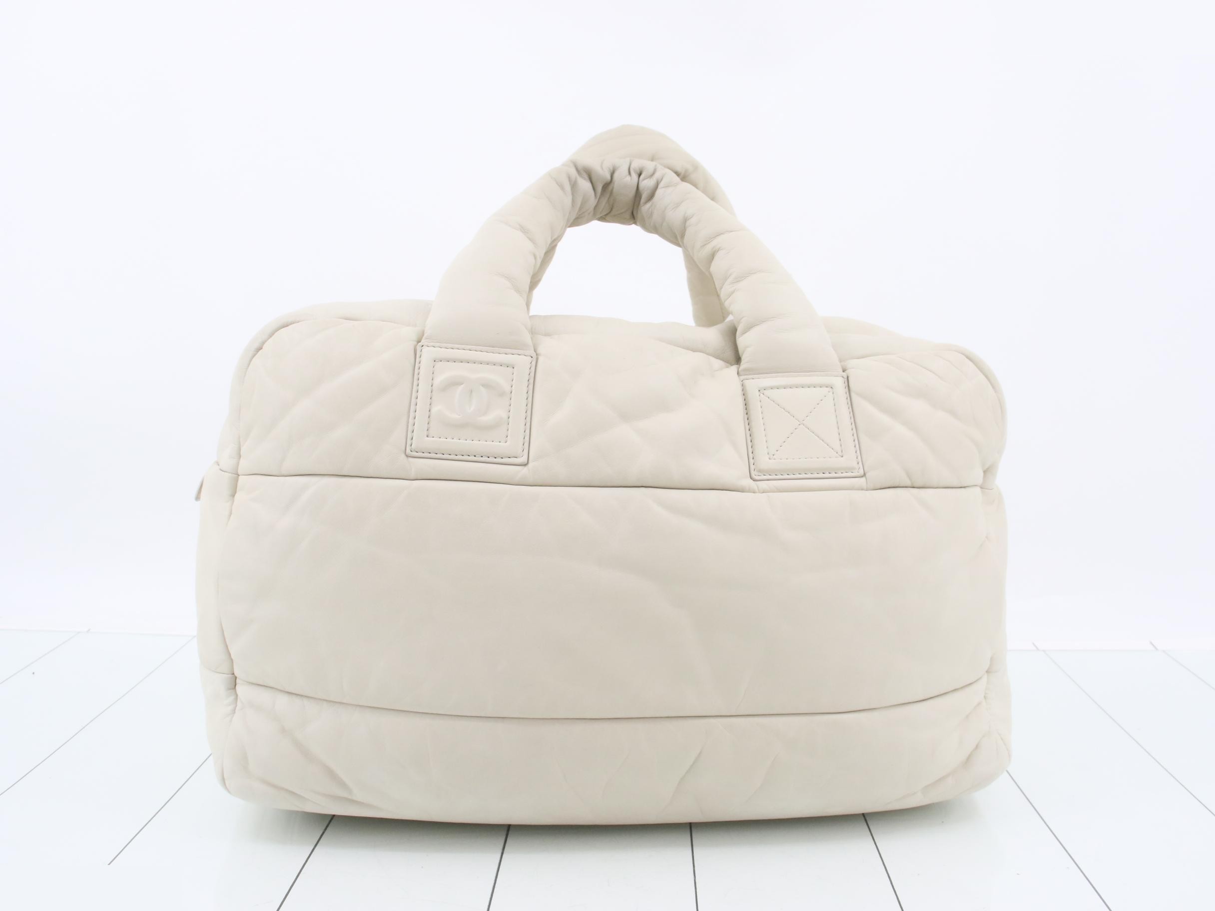 Coco Cocoon Duffle Bag, Leather — view 2