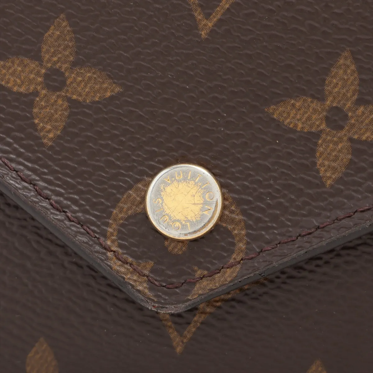 Monogram Portefeuille Victorine M62472 FH0211 Brown Compact Wallet — view 9