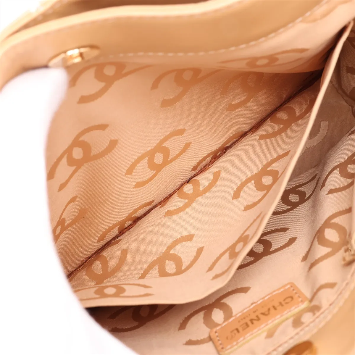 Wild Stitch Leather Tote Bag, Beige, Gold Hardware, 7522508, Series 7 — view 10