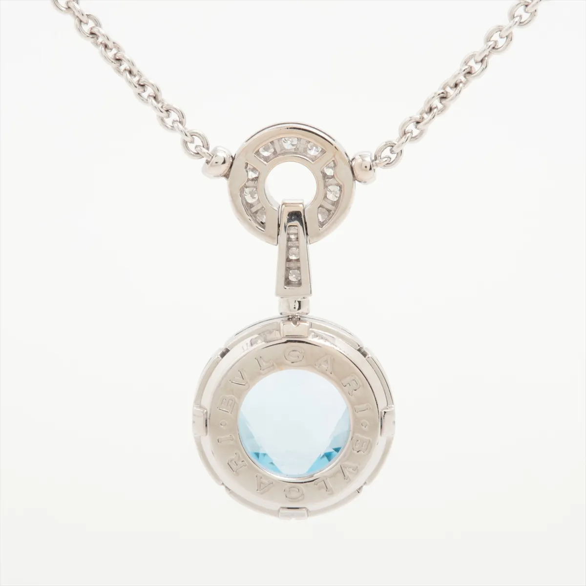 Parentesi Cocktail Amethyst Blue Topaz Necklace 750 (WG) 23.3g (Stone chipped, — view 3