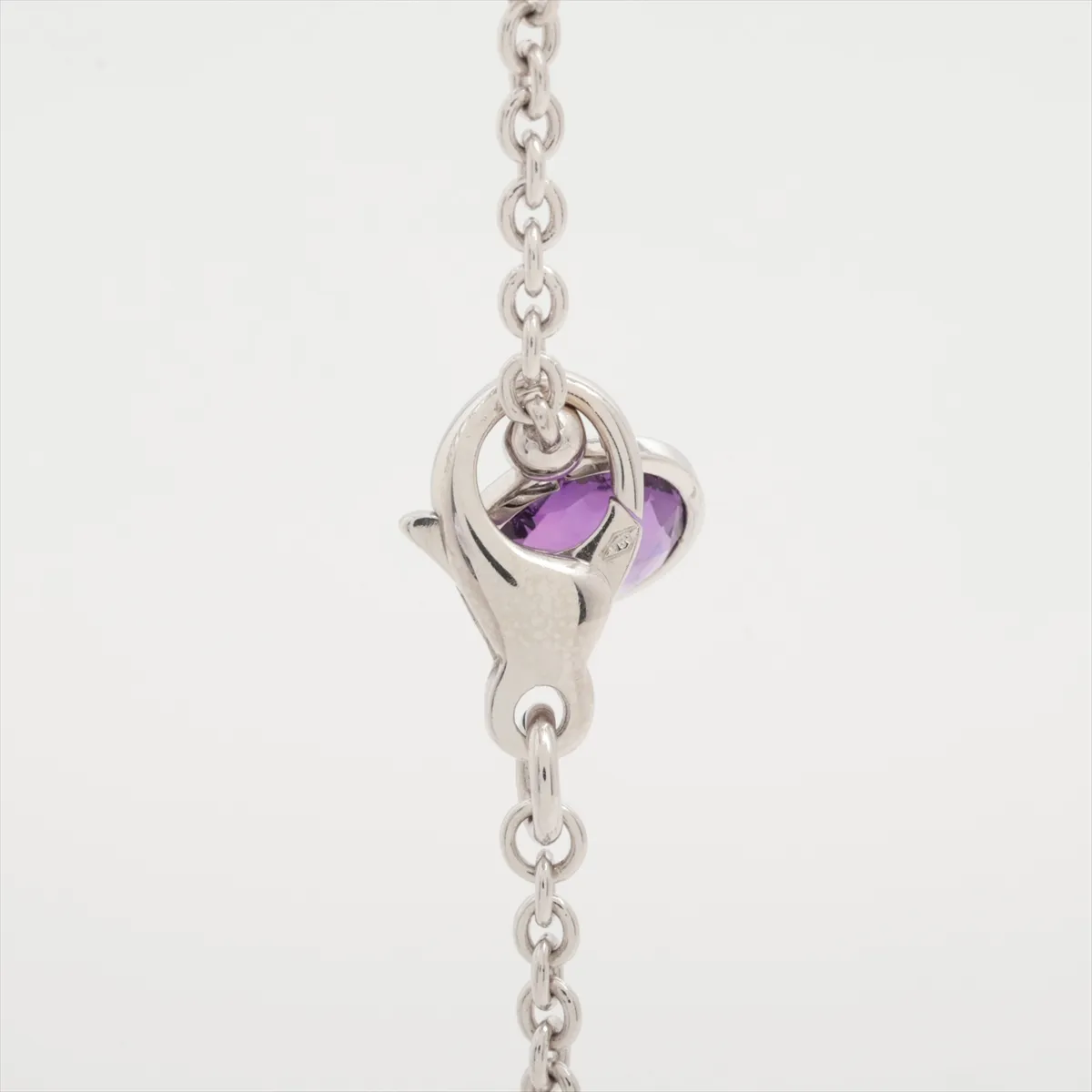 Parentesi Cocktail Amethyst Blue Topaz Necklace 750 (WG) 23.3g (Stone chipped, — view 4