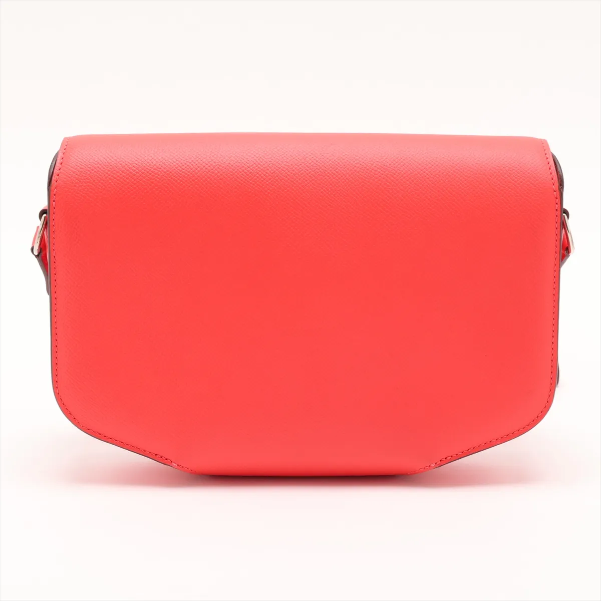 Hermès Cherche Midi, Veau Epsom, Rouge Pivoine, Silver Hardware, X: 2016 — view 2