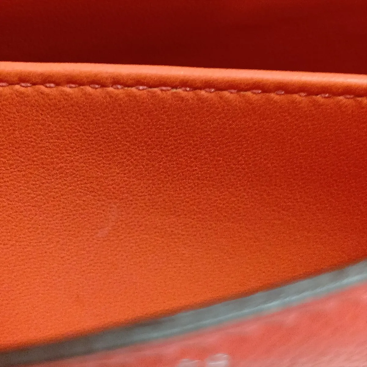 Hermès Cherche Midi, Veau Epsom, Rouge Pivoine, Silver Hardware, X: 2016 — view 9