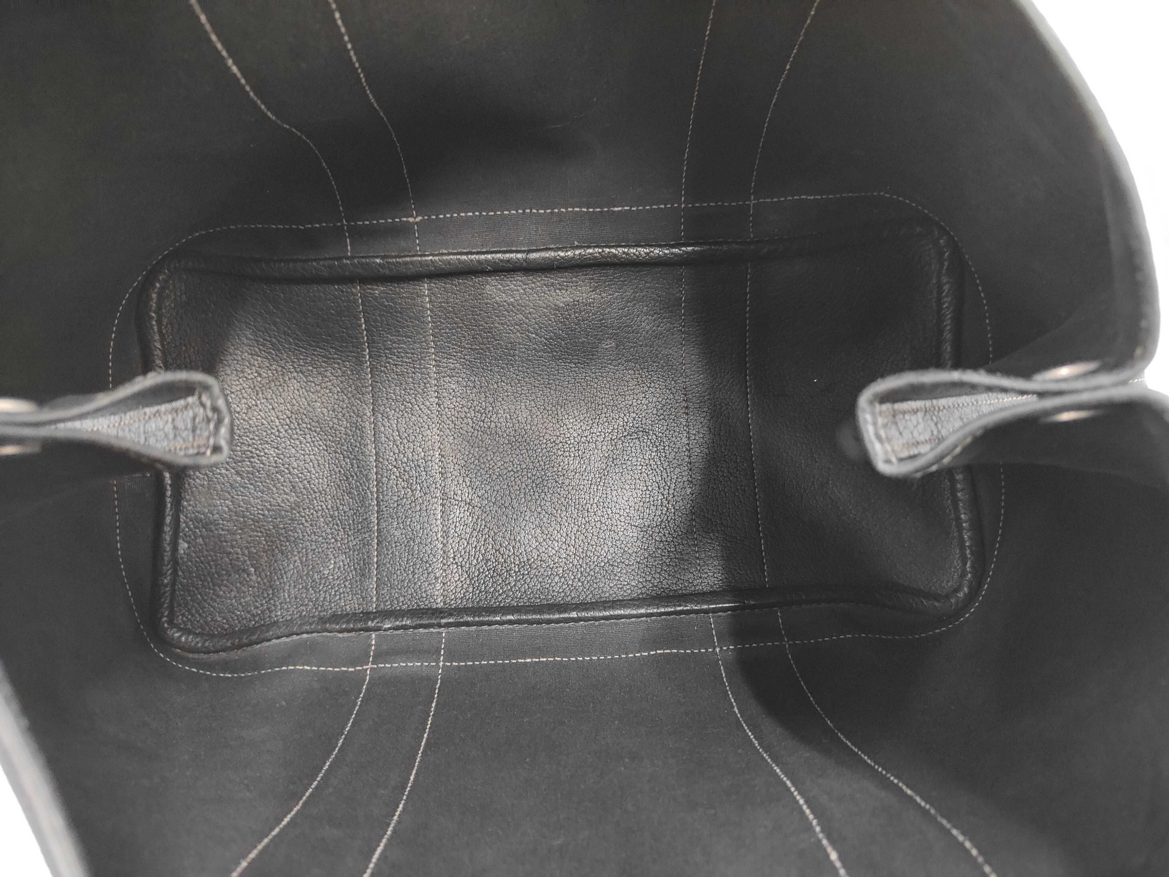 Garden Party PM Buffalo x Toile Officier Black Silver Hardware H:2004 Tote Bag — view 8