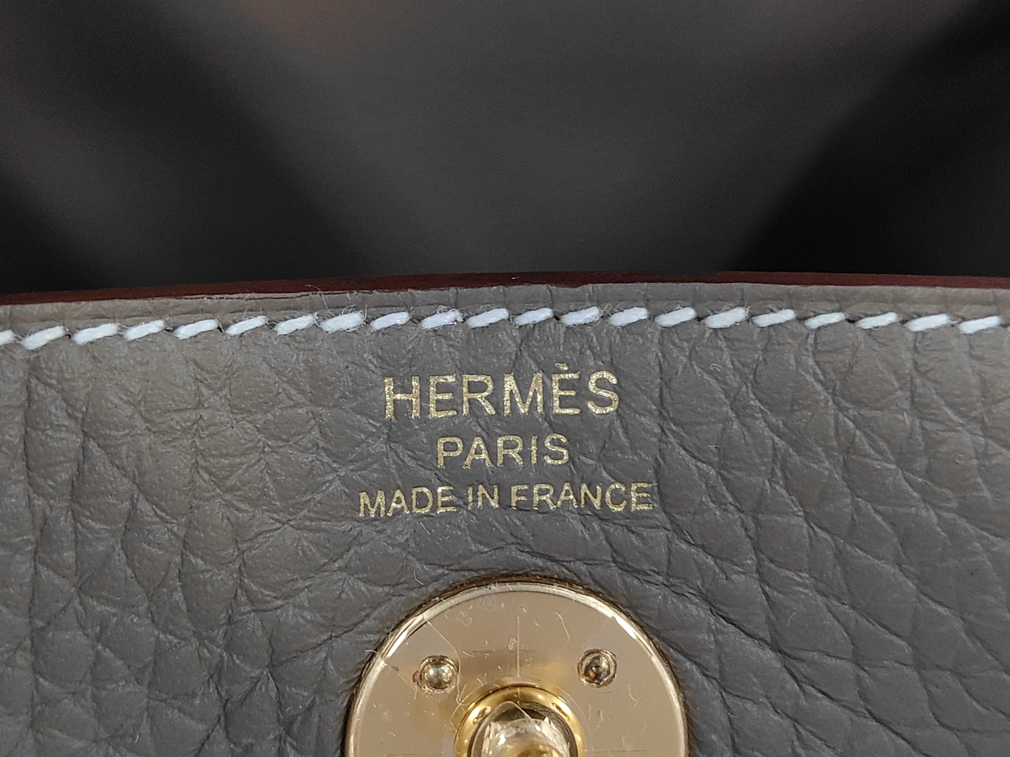 Lindy Mini Etoupe Gold Hardware G Stamp Shoulder Bag — view 8