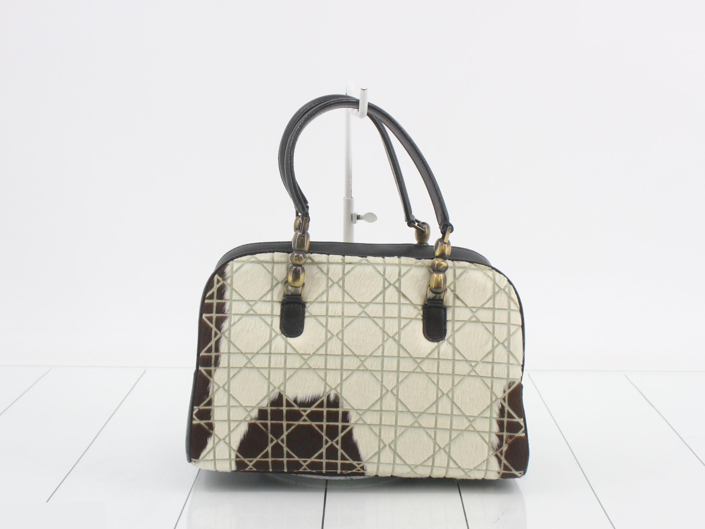 Calfskin Cannage Mini Boston Bag — view 2