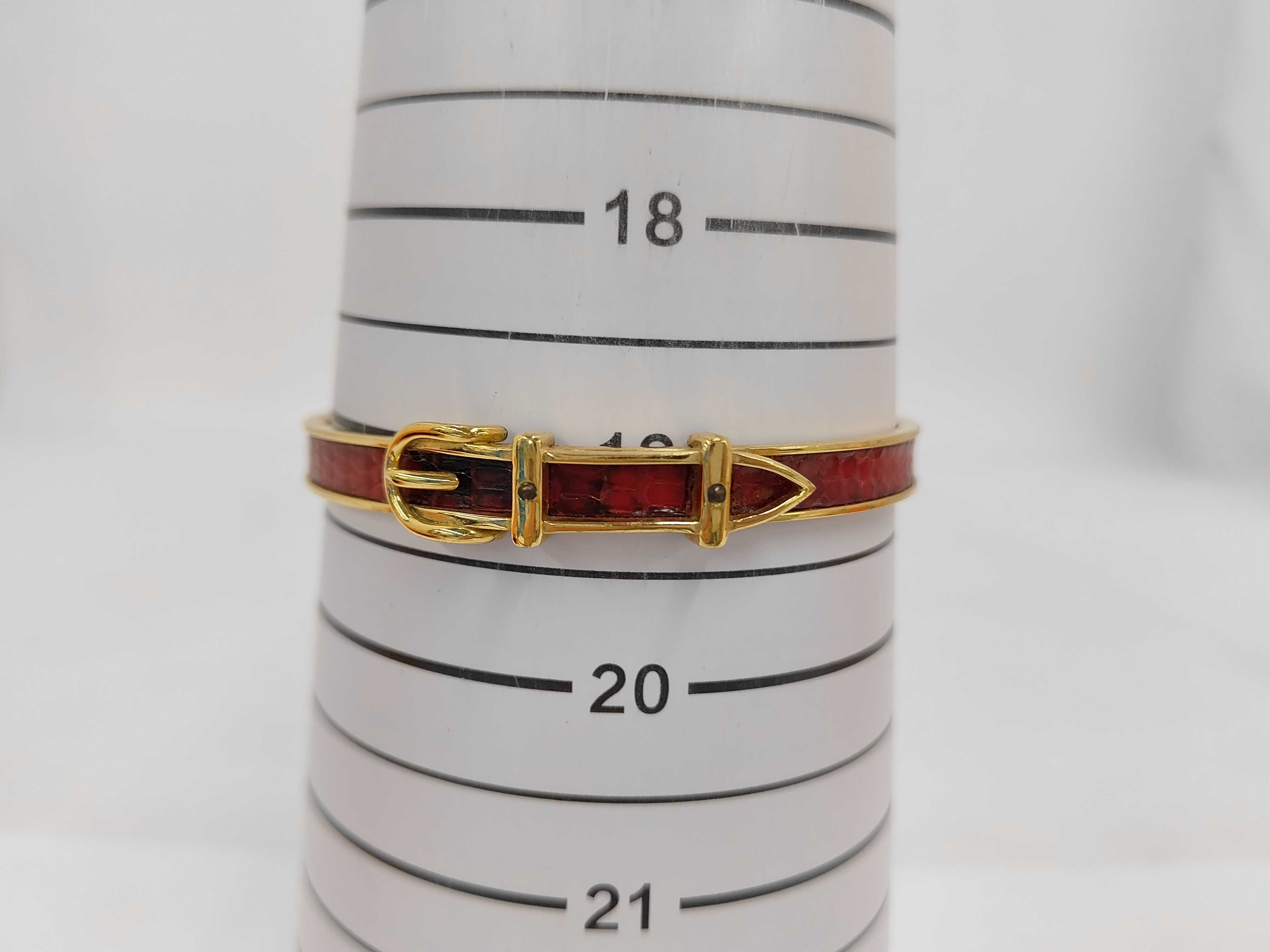 Lizard Gold Bangle Bracelet — view 4