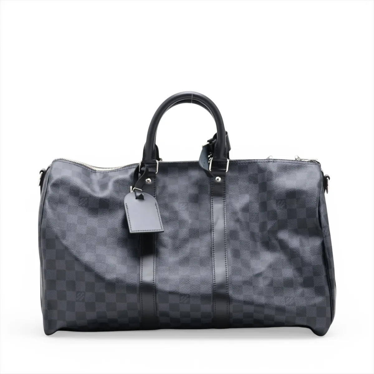 Damier Graphite Keepall Bandoulière 45 N41418 Black (RFID detected) — view 2
