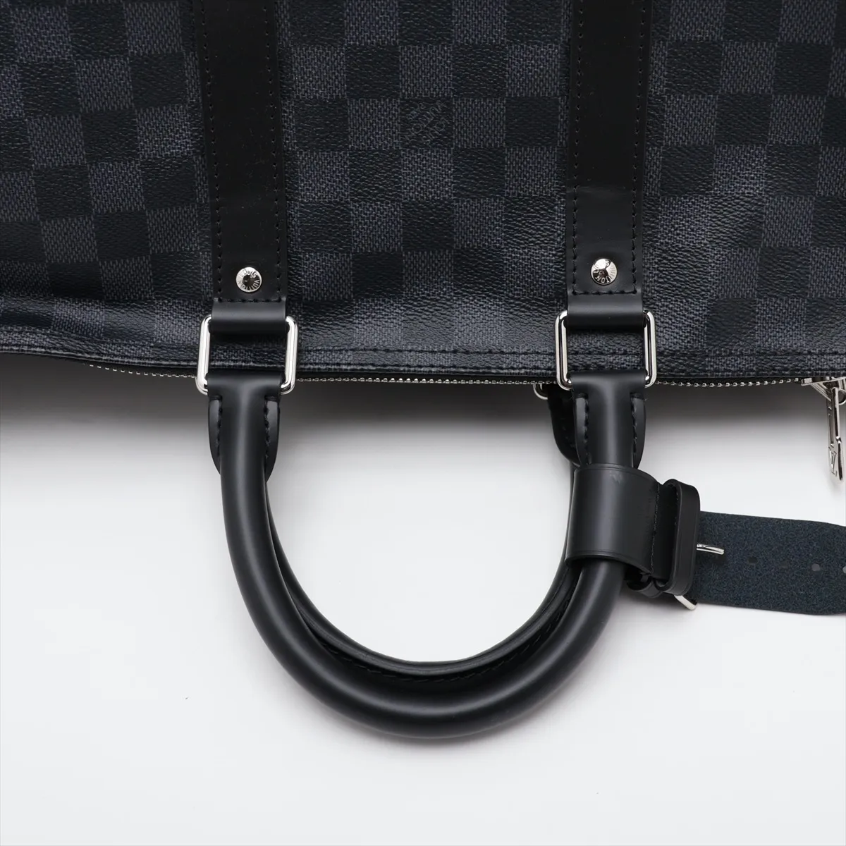 Damier Graphite Keepall Bandoulière 45 N41418 Black (RFID detected) — view 5