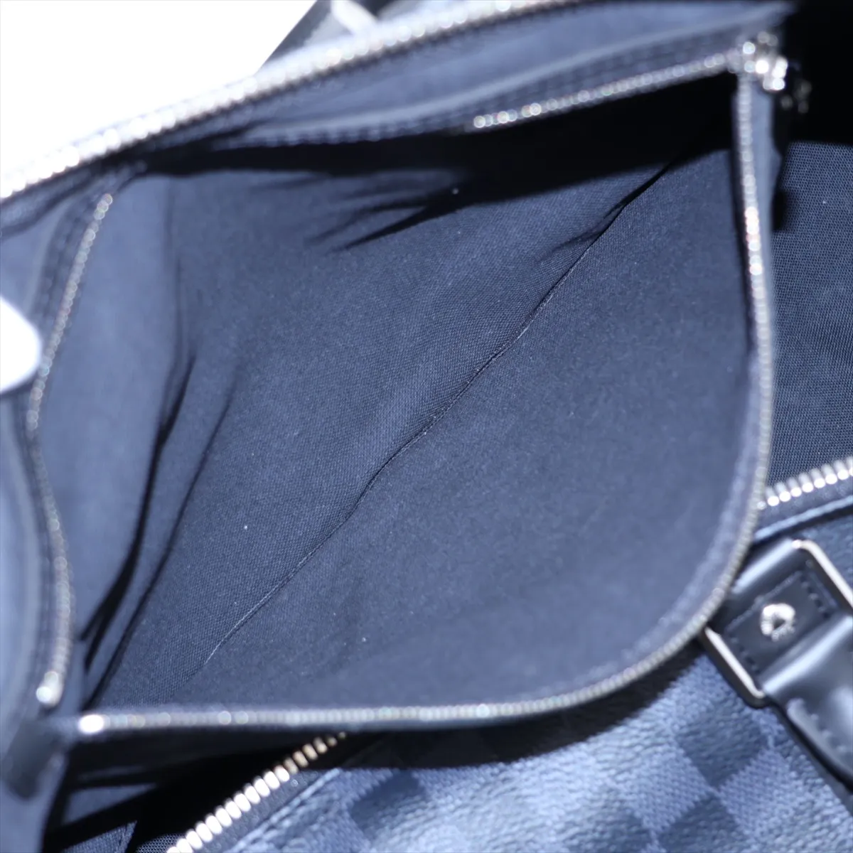 Damier Graphite Keepall Bandoulière 45 N41418 Black (RFID detected) — view 10