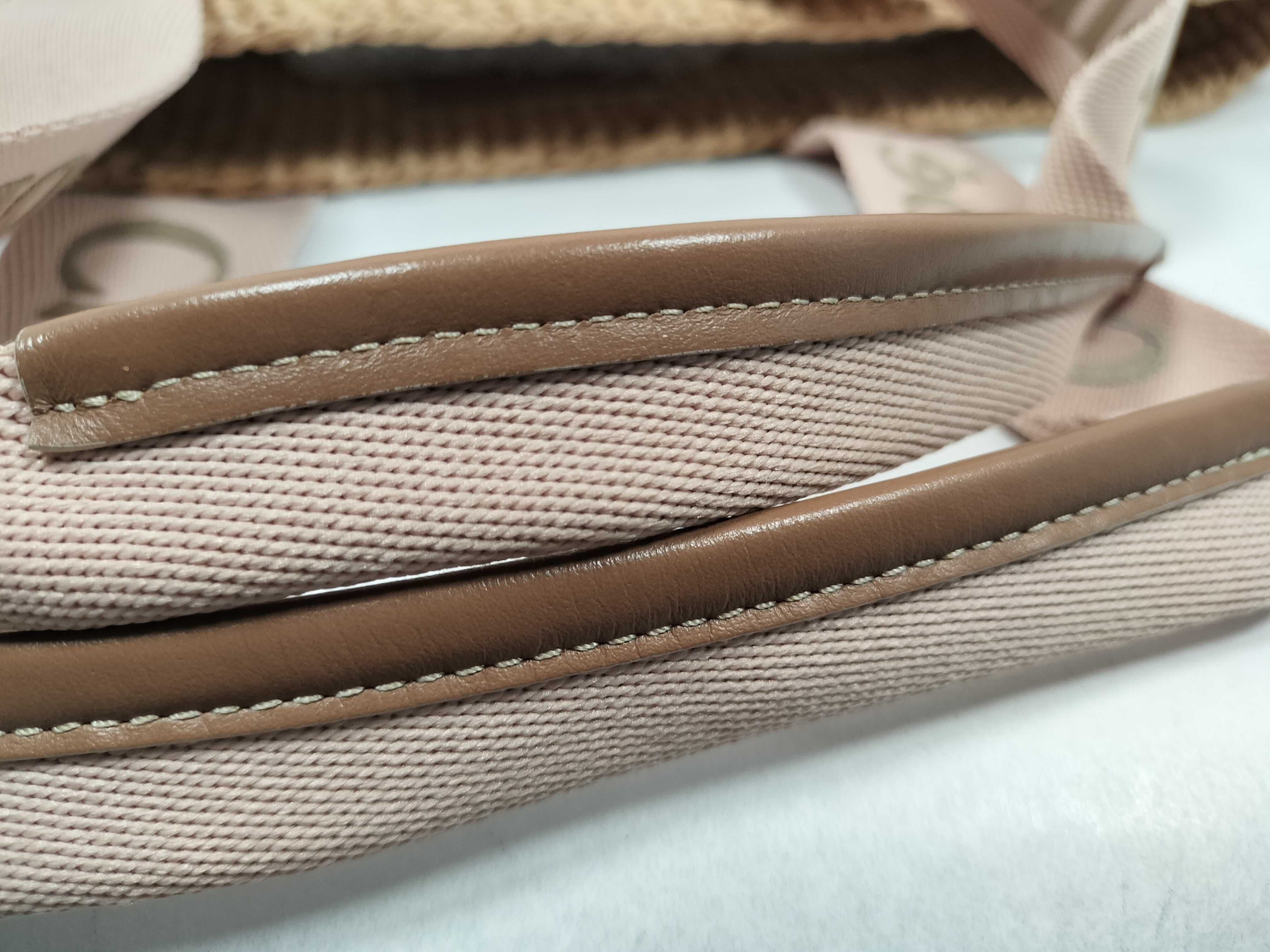 x Mifco Large Basket Paper Tote Bag (Beige x Pink) — view 4