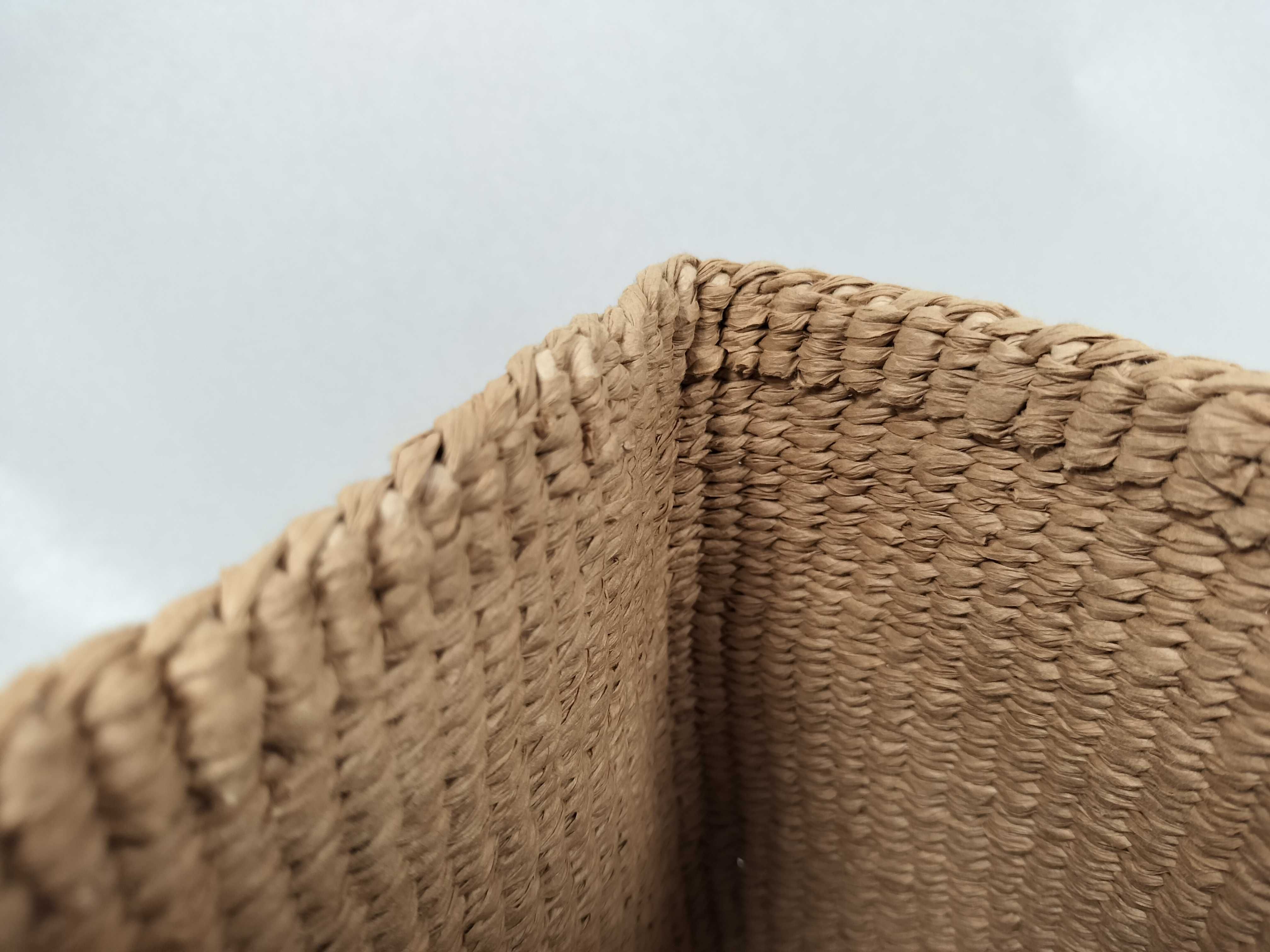 x Mifco Large Basket Paper Tote Bag (Beige x Pink) — view 8