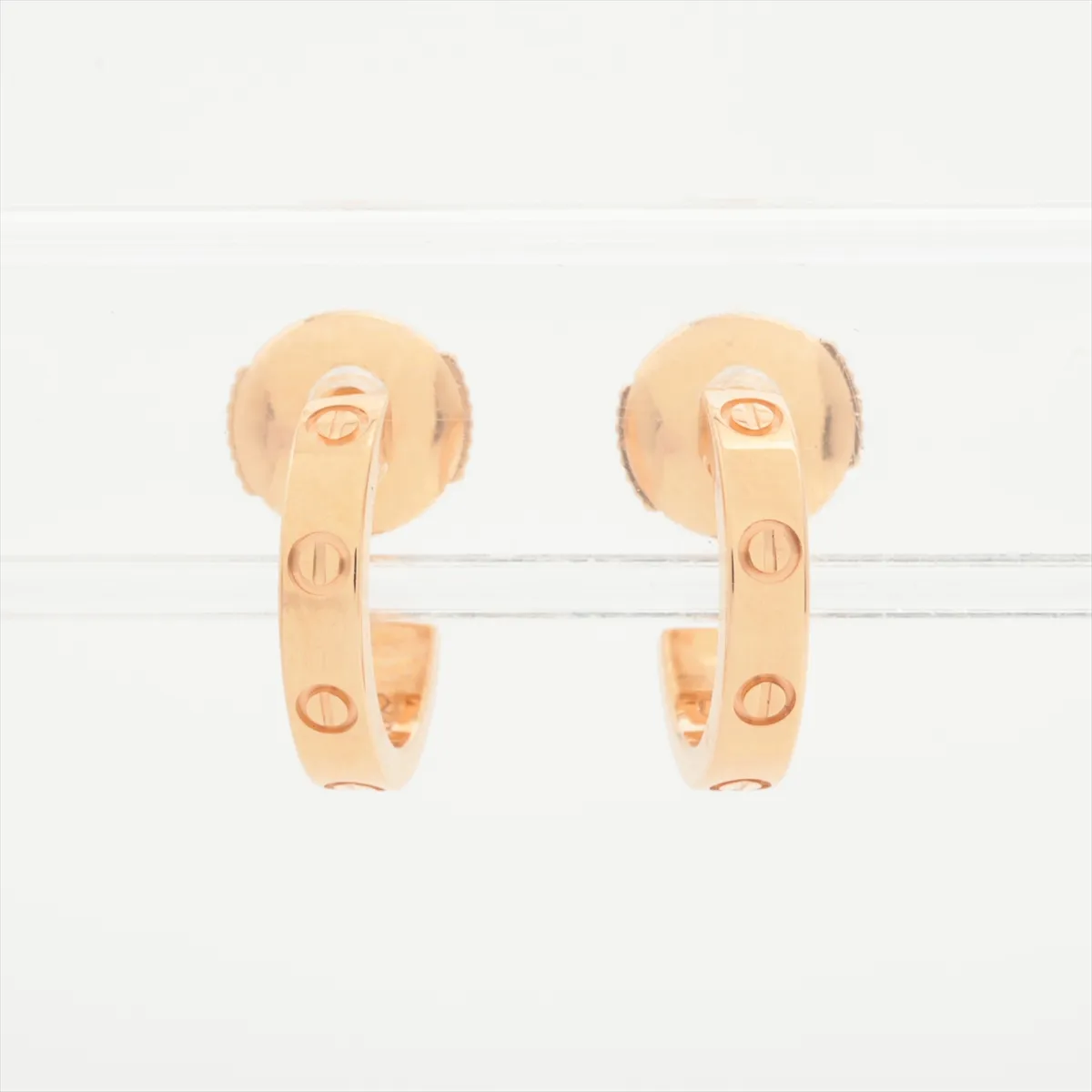 Mini Love Earrings, 750 (PG), 3.4g, KXO810 — view 2