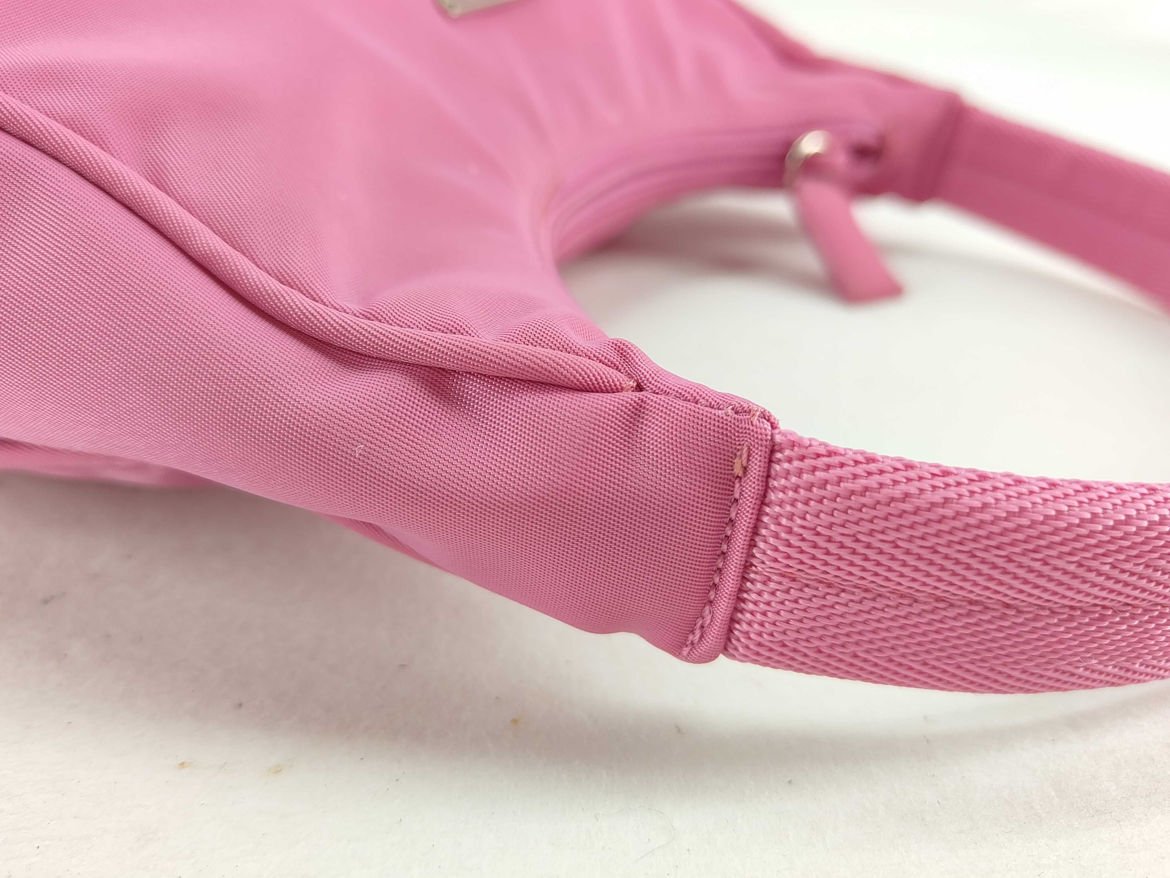 Nylon MV519 One-Shoulder Bag Hobo Nylon Pink Unused Shoulder Bag — view 6