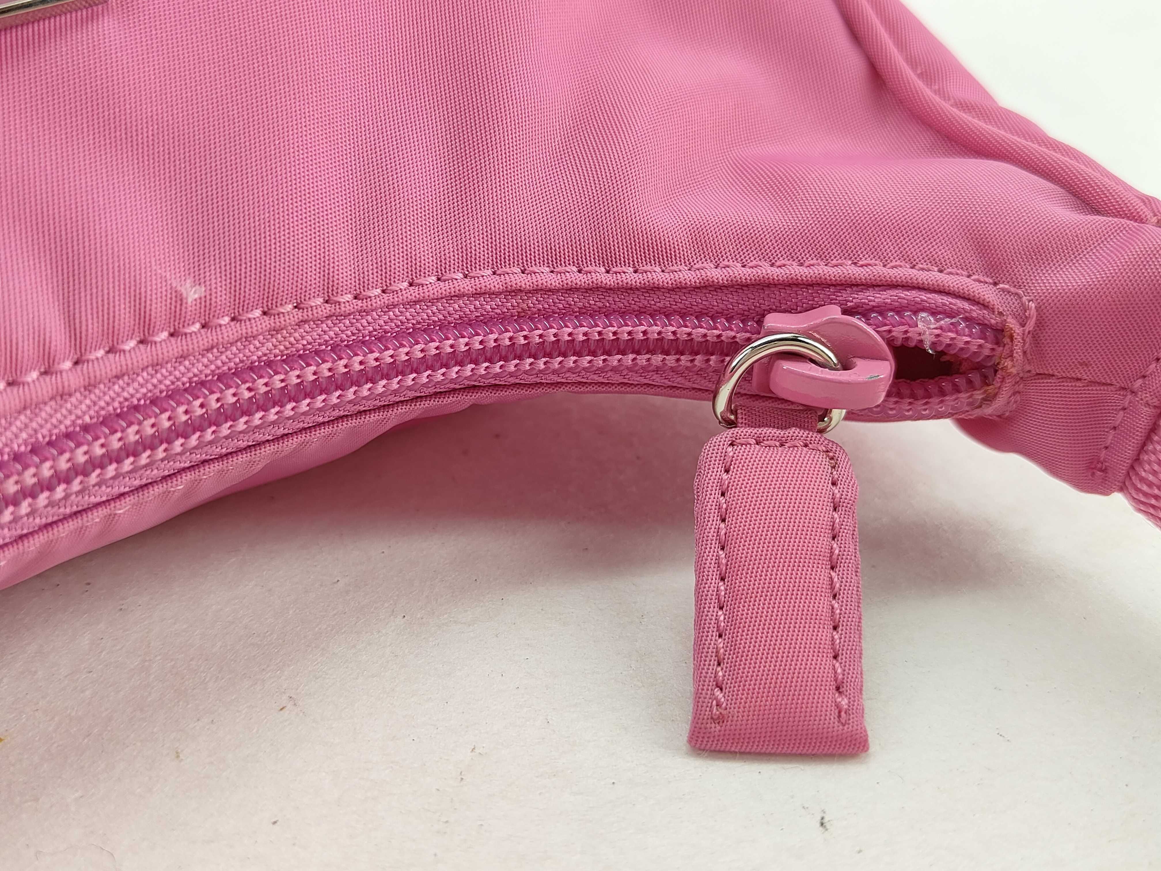 Nylon MV519 One-Shoulder Bag Hobo Nylon Pink Unused Shoulder Bag — view 8