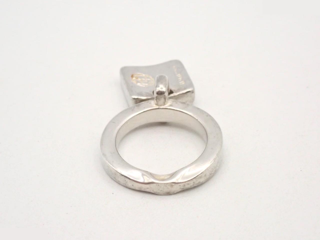 Clover 5 Silver Ring, 925 Sterling Silver, 11.9g, Size #12 — view 2
