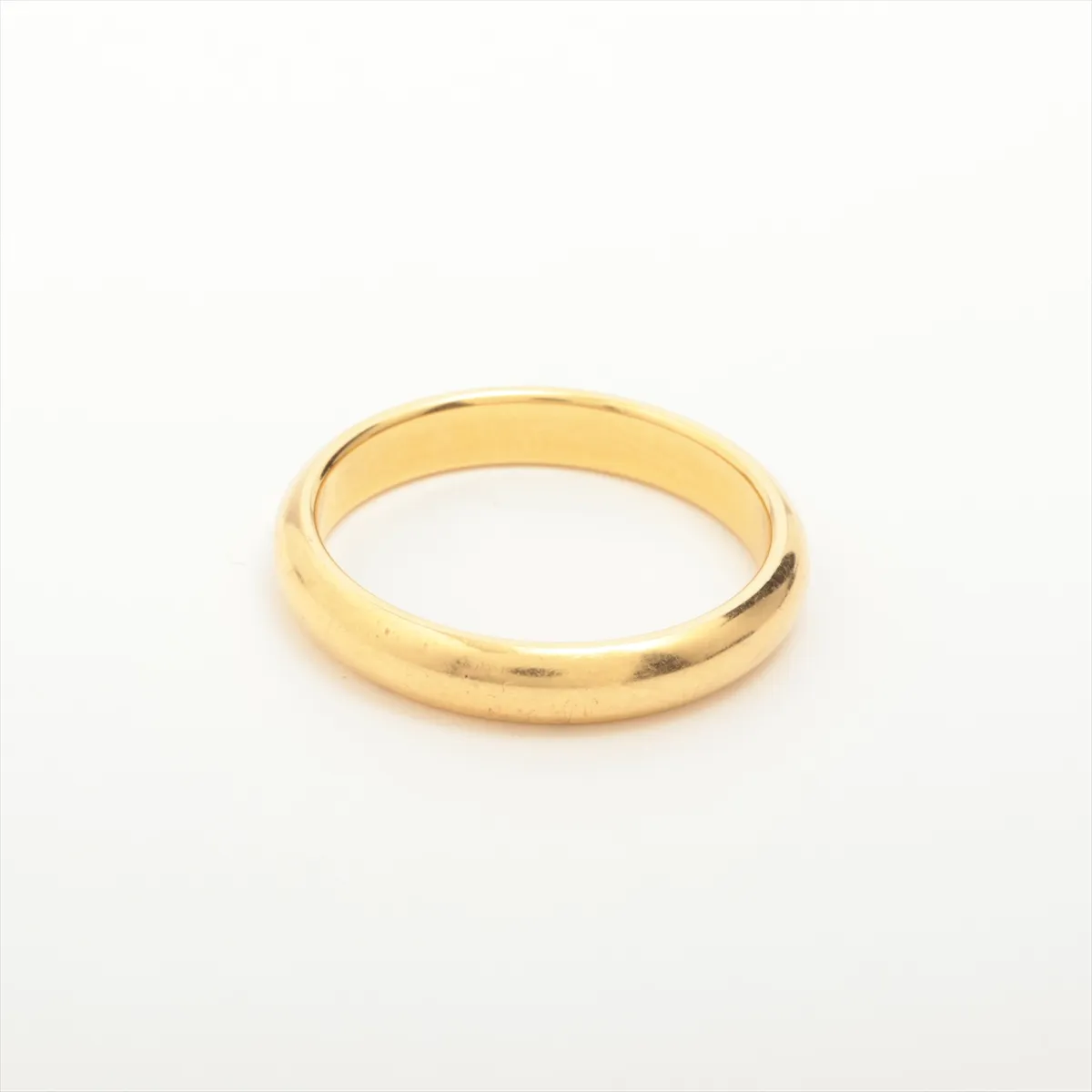 wedding ring 750(YG) 4.9g 56 YRC975 dent — view 2
