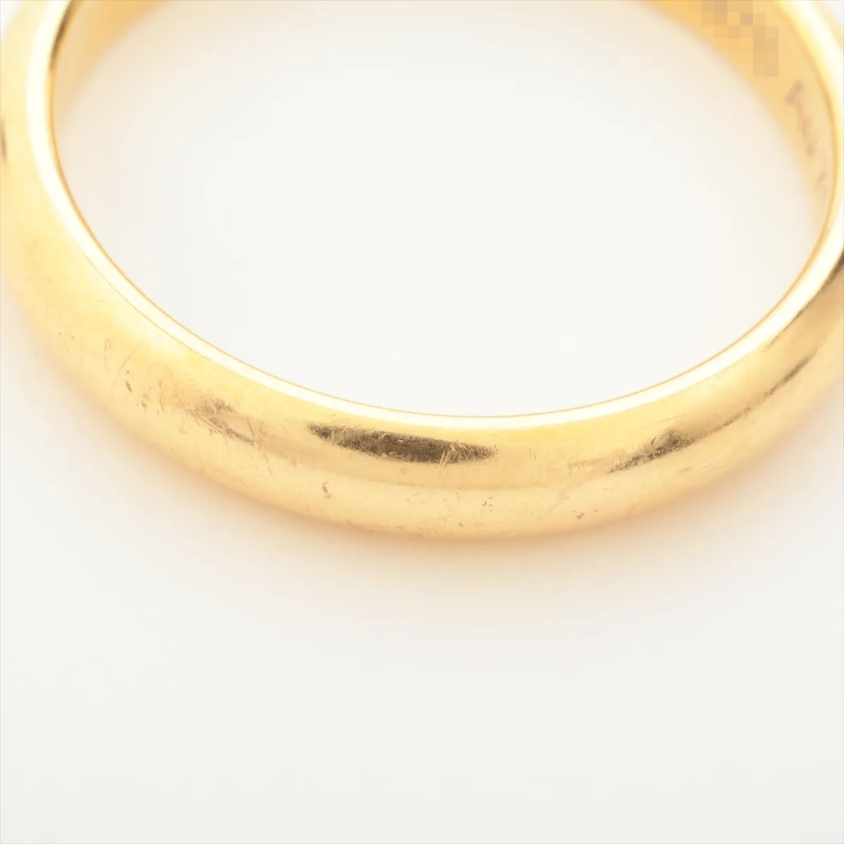 wedding ring 750(YG) 4.9g 56 YRC975 dent — view 5