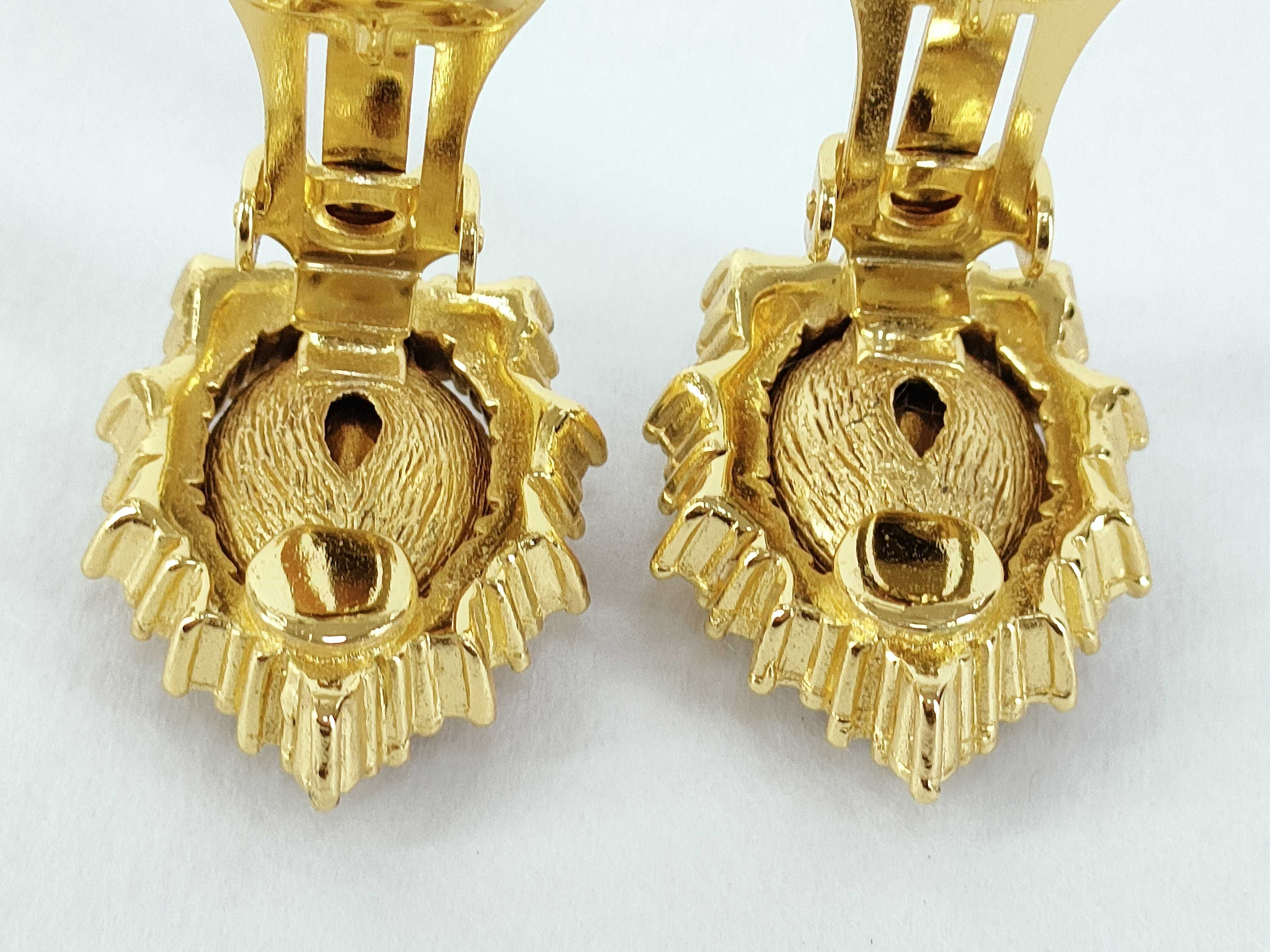 Christian Earrings Gold/Blue Earrings — view 6