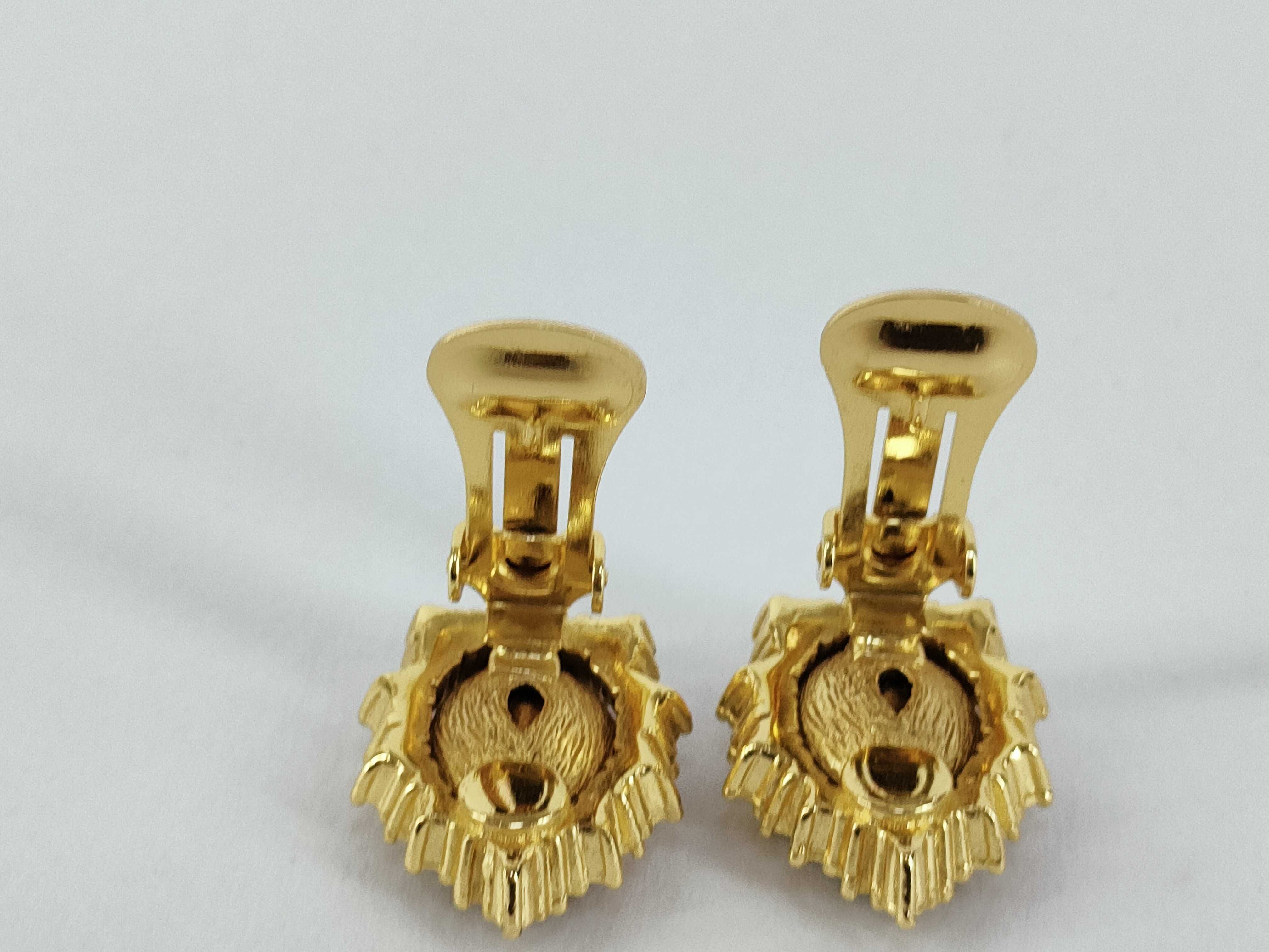Christian Earrings Gold/Blue Earrings — view 7
