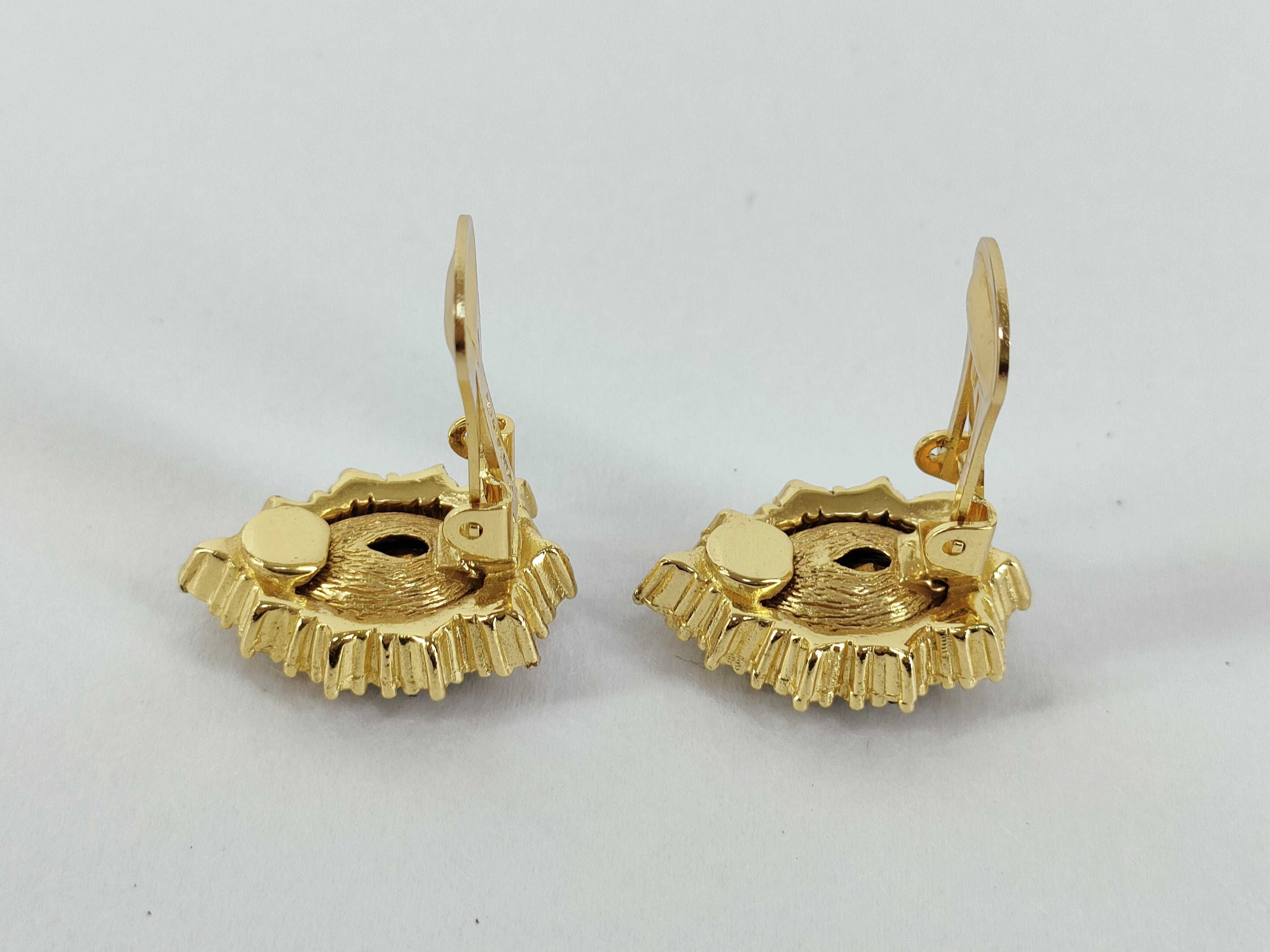 Christian Earrings Gold/Blue Earrings — view 8