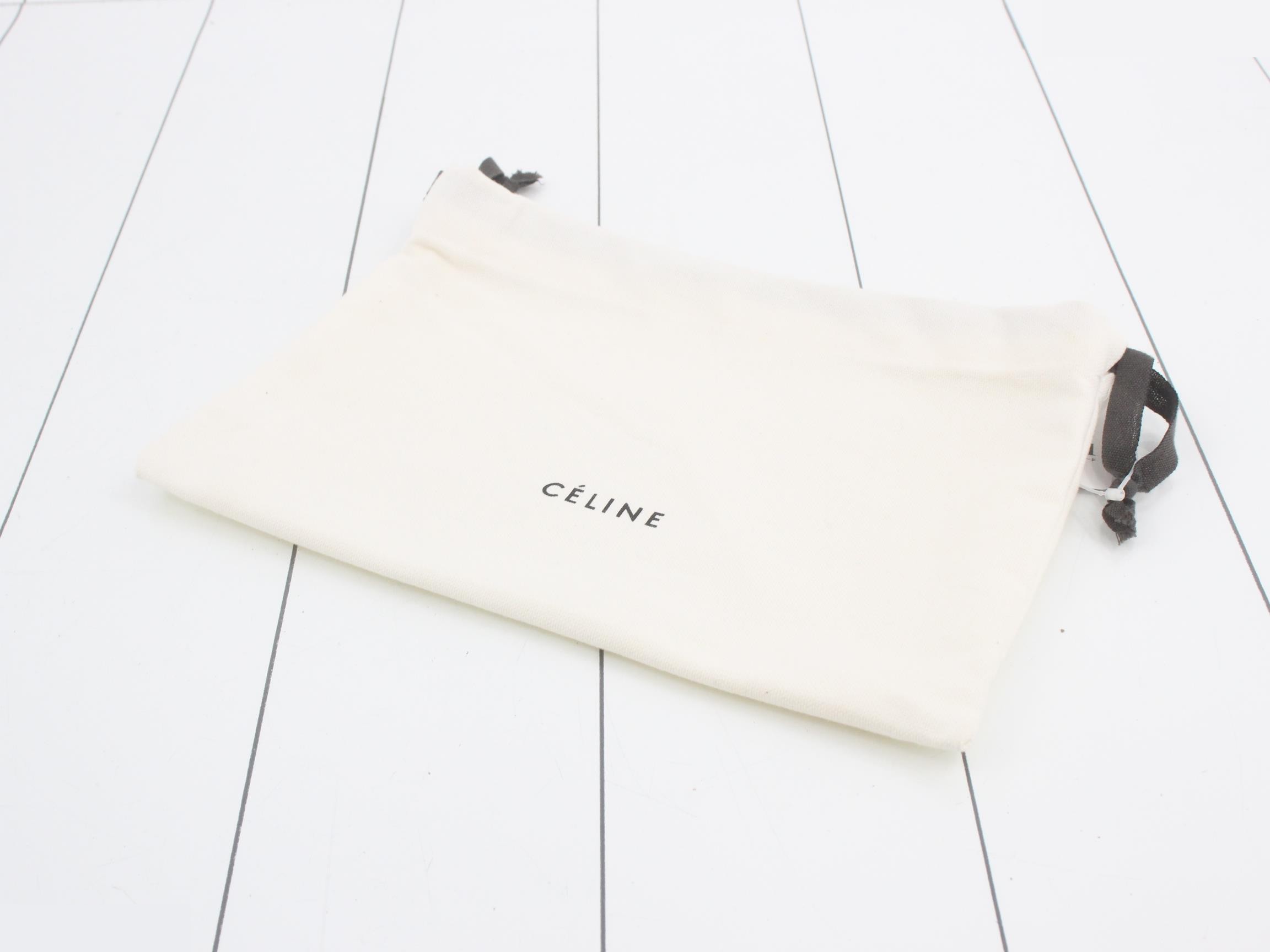 Two-tone leather document pouch, white x yellow — view 7