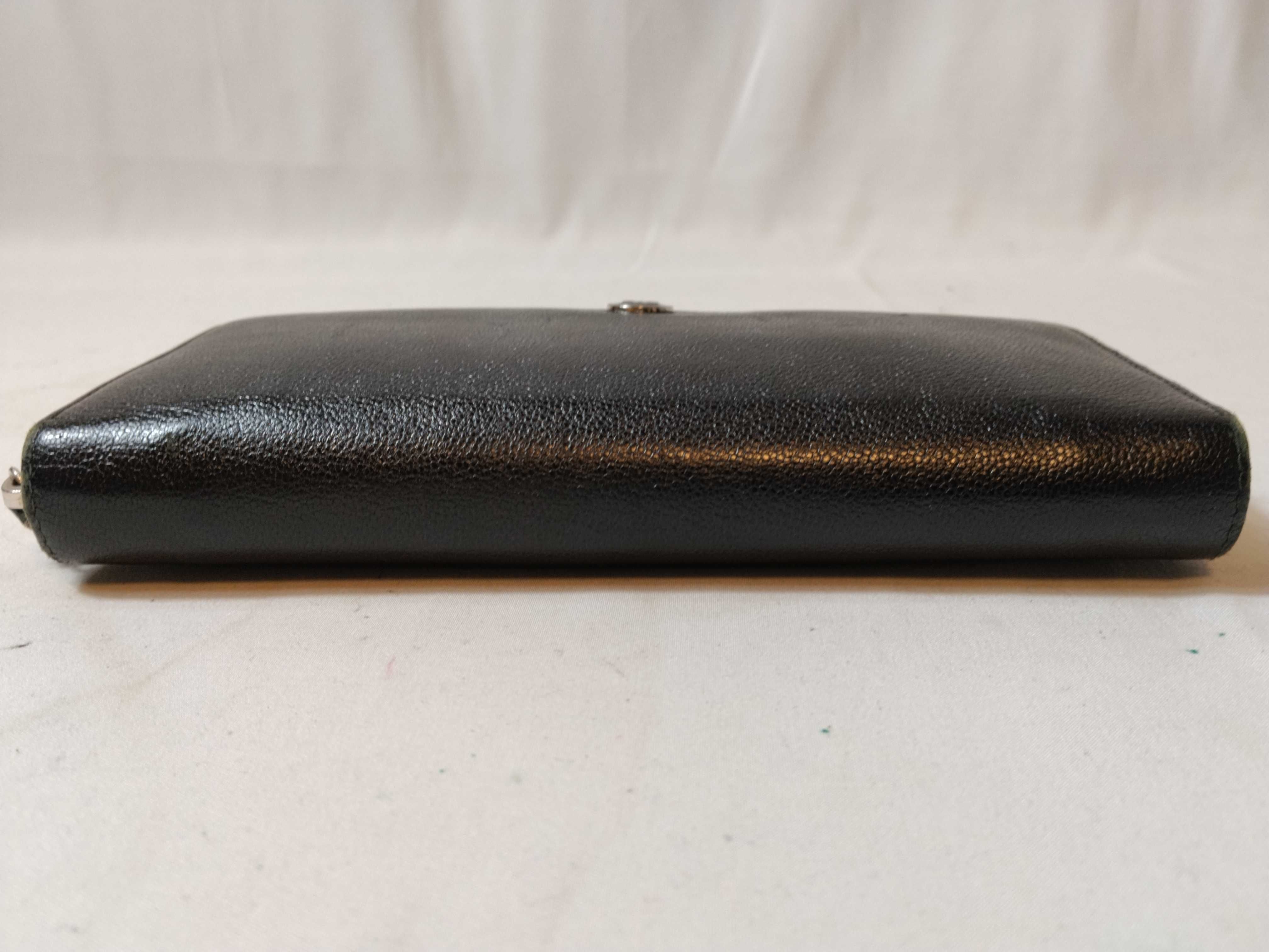 Coco Button/Caviar Skin/Round Zip/Long Wallet — view 3