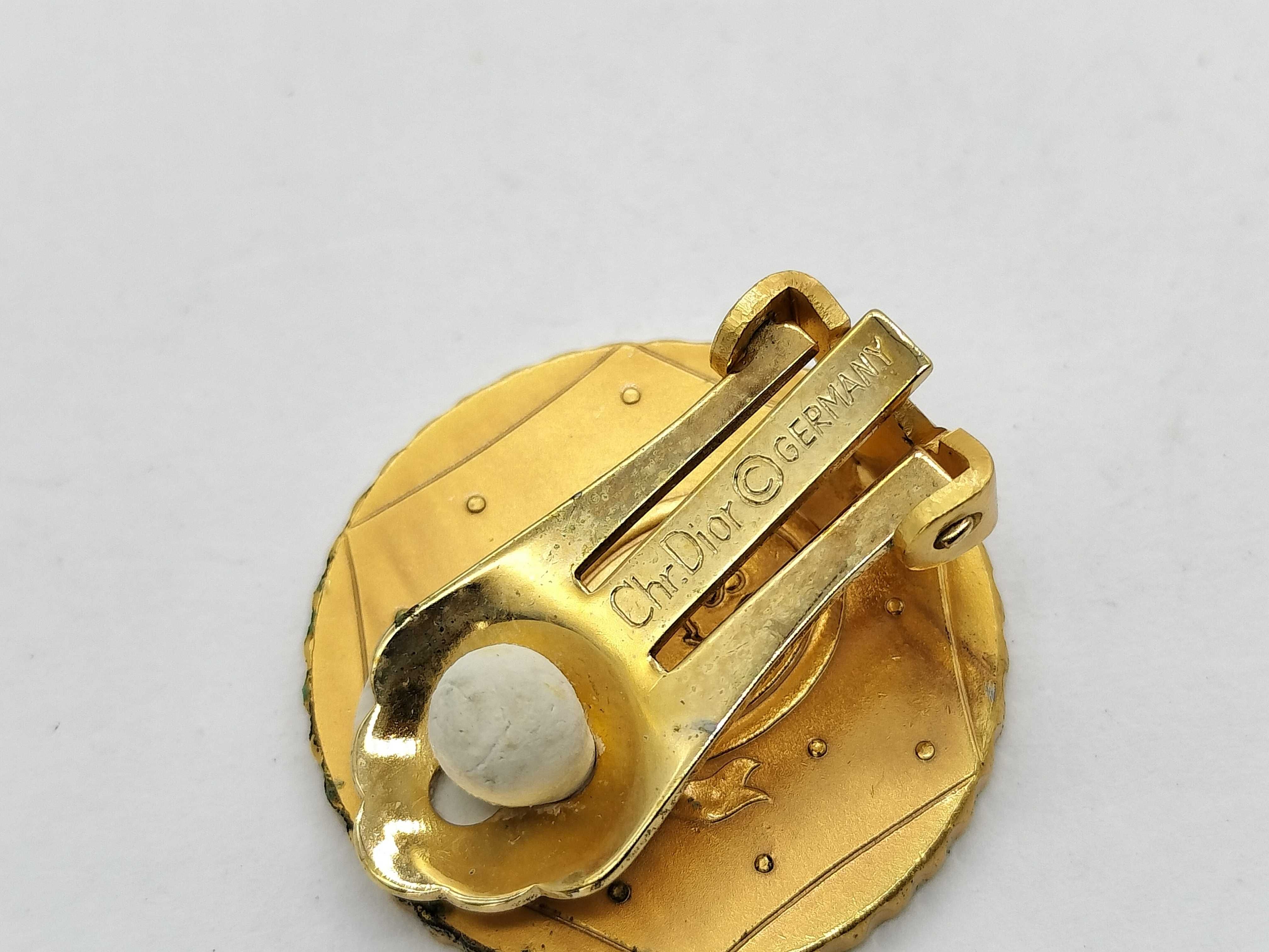 Earrings, Coin Motif Emblem Earrings — view 5