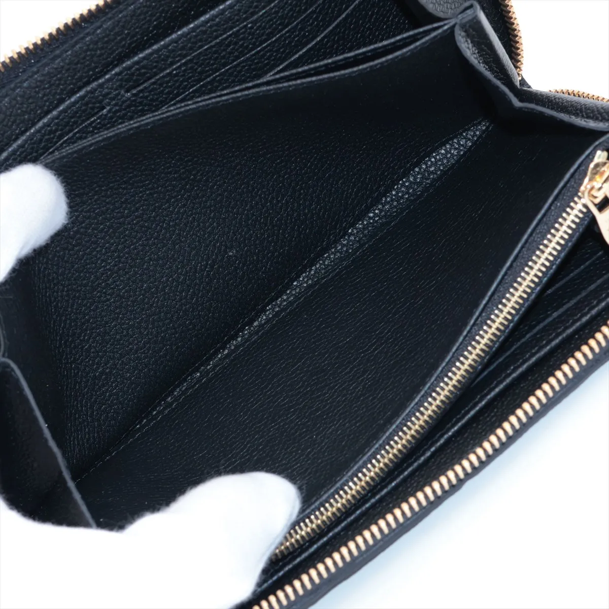 Monogram Empreinte Zippy Wallet M28791 Black Round Zip Wallet (RFID detected) — view 7