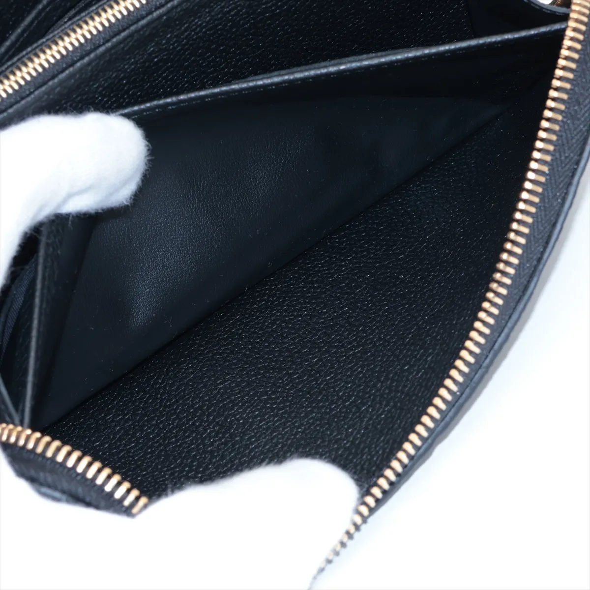 Monogram Empreinte Zippy Wallet M28791 Black Round Zip Wallet (RFID detected) — view 9