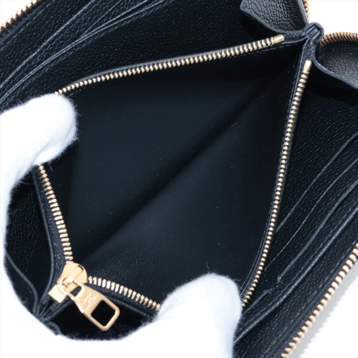 Monogram Empreinte Zippy Wallet M28791 Black Round Zip Wallet (RFID detected) — view 10