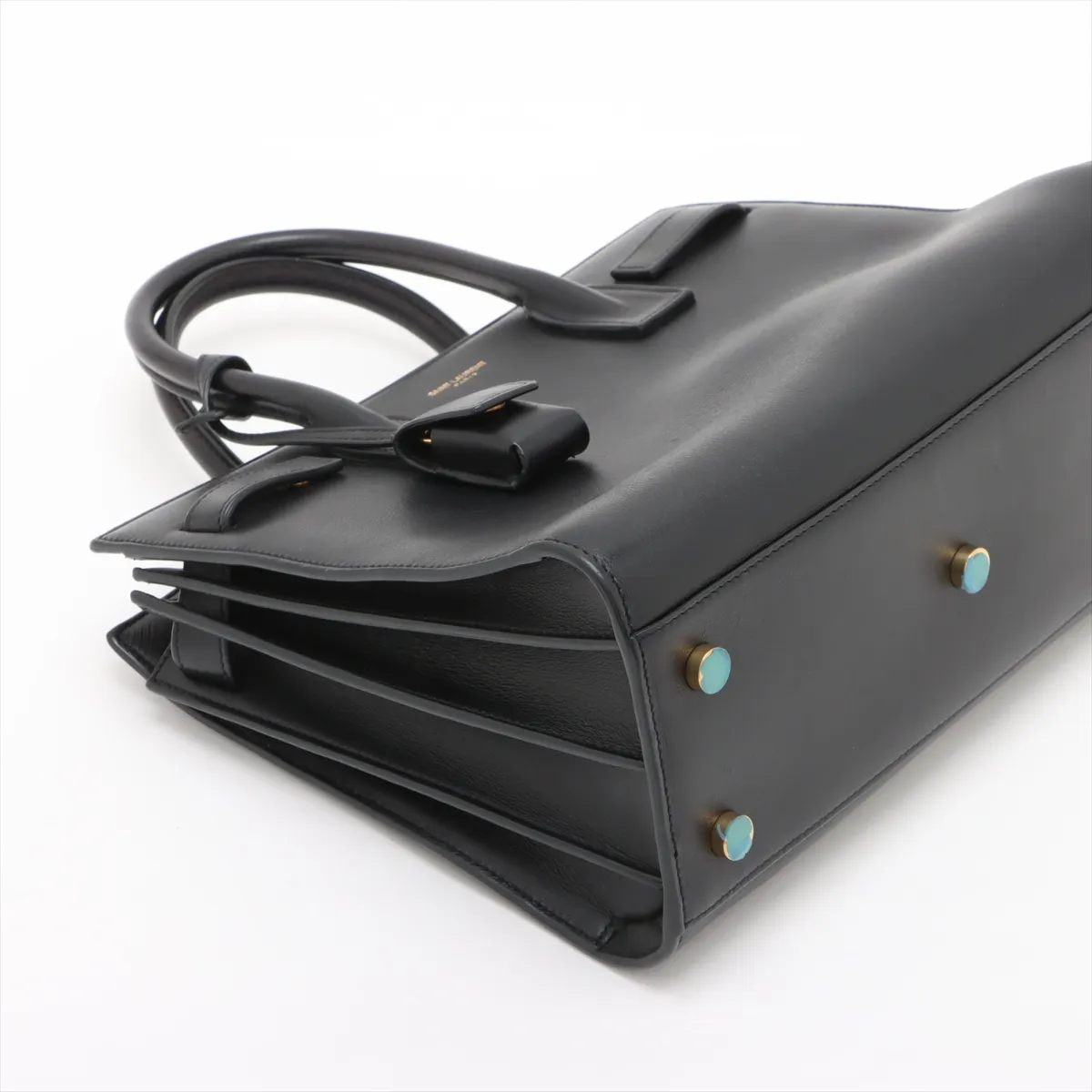 Baby Sack de Jour Leather 2WAY Handbag Black 398710 — view 4