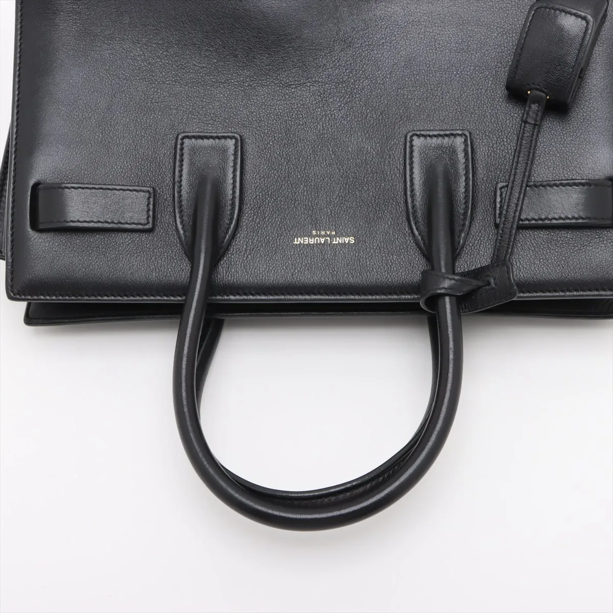 Baby Sack de Jour Leather 2WAY Handbag Black 398710 — view 5