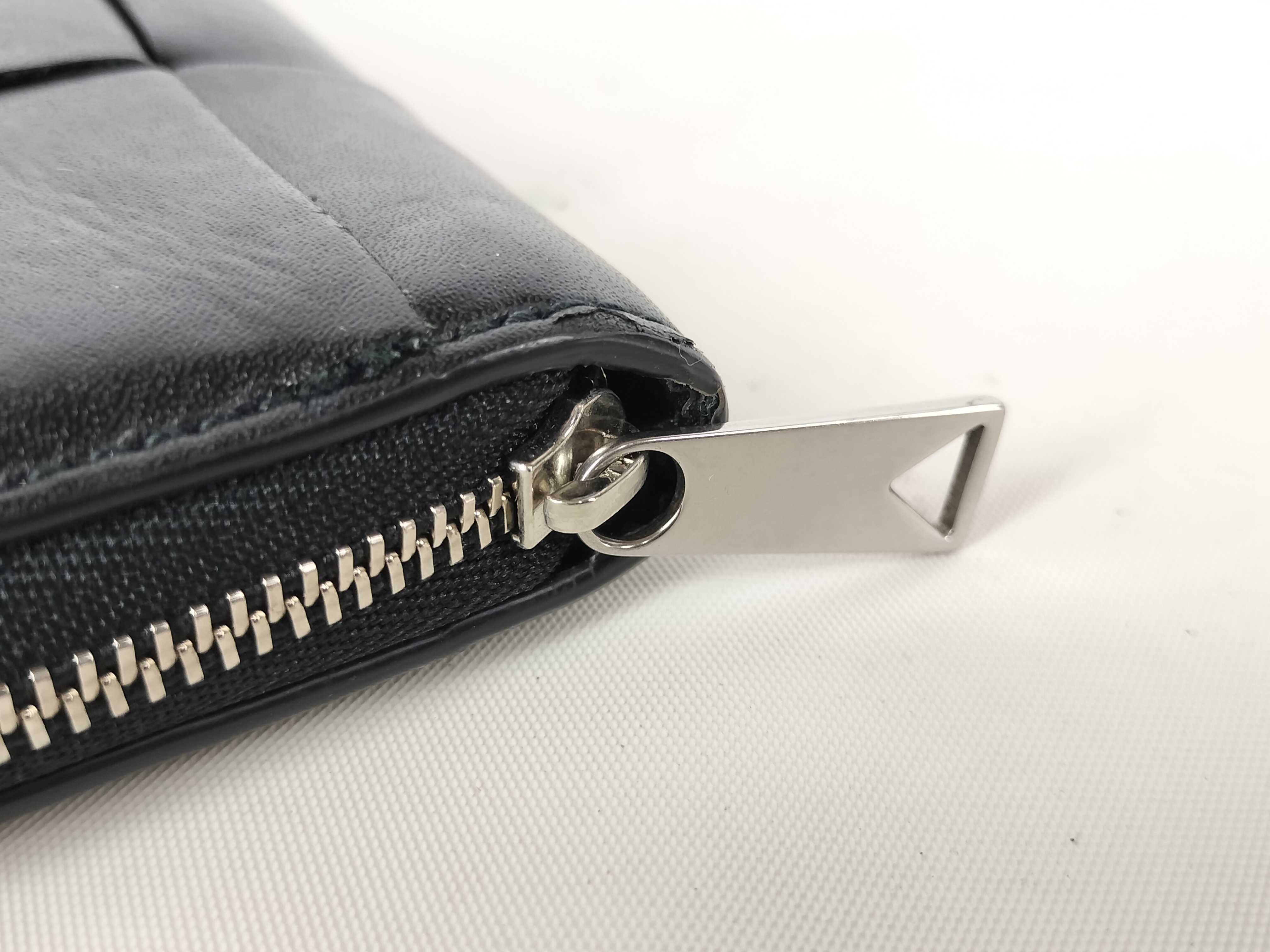 Maxi Intrecciato Cassette Zip Around Wallet — view 6