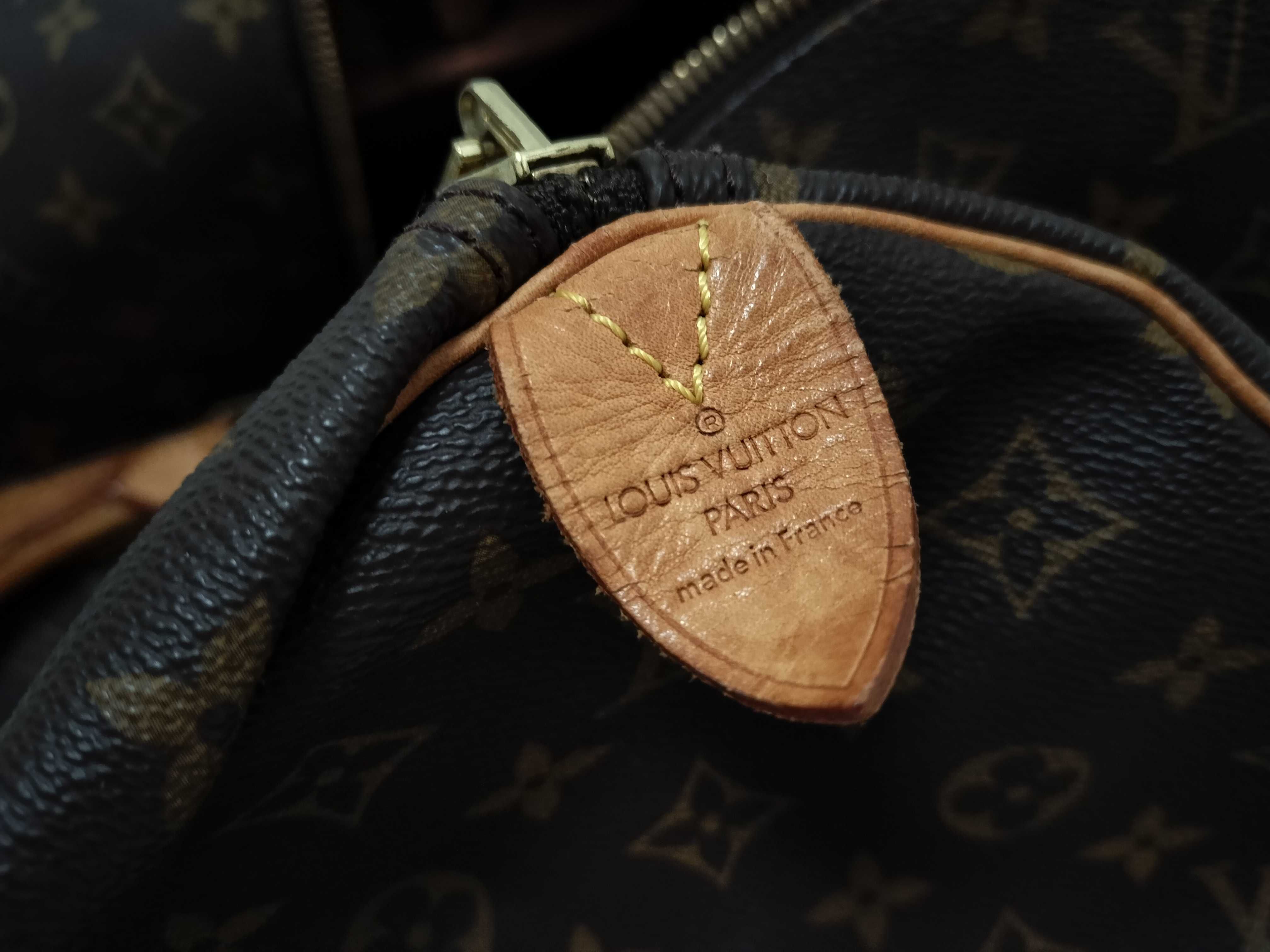 Monogram Louis Vuitton Keepall Boston Bag — view 11