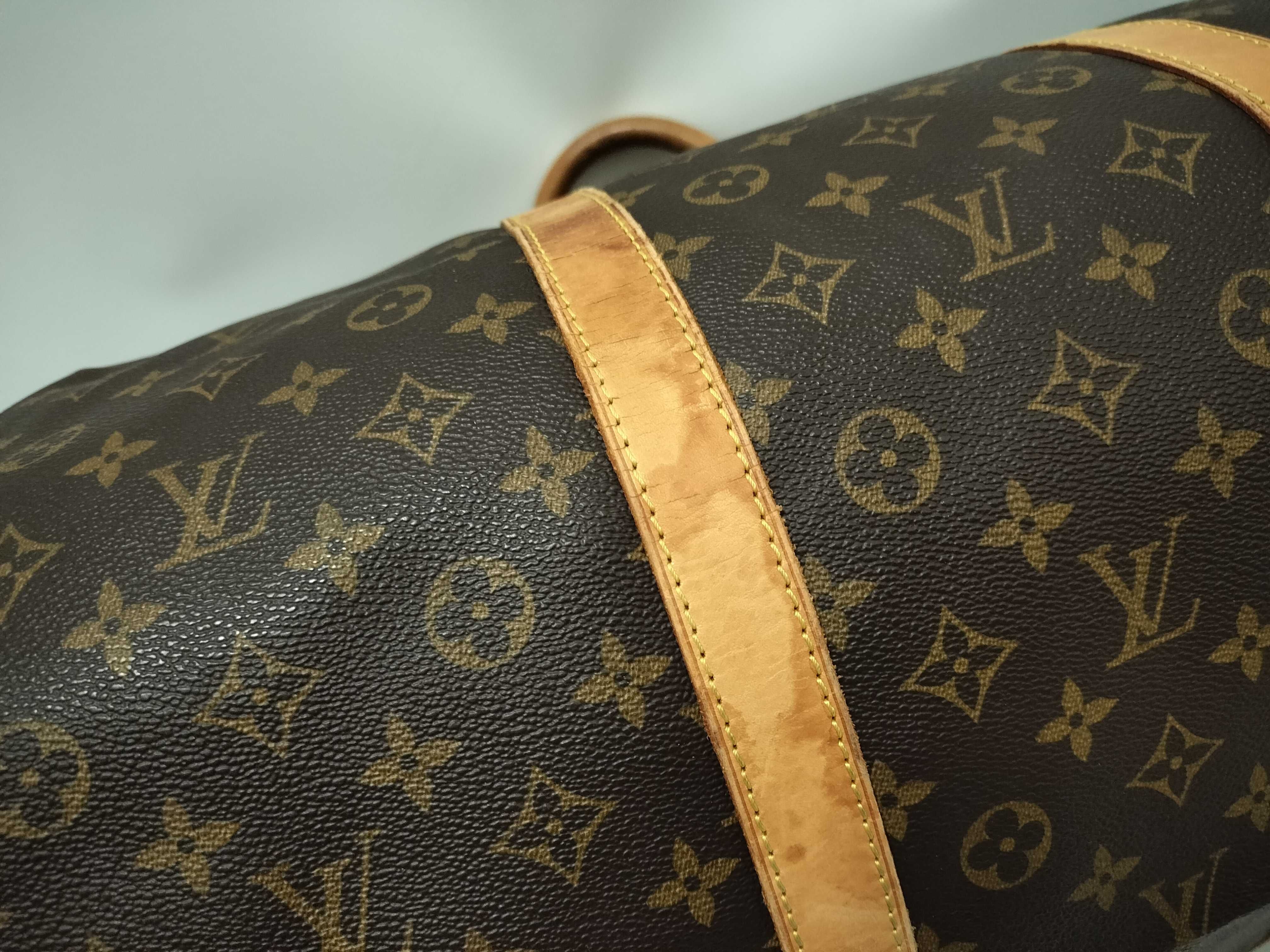 Monogram Louis Vuitton Keepall Boston Bag — view 13