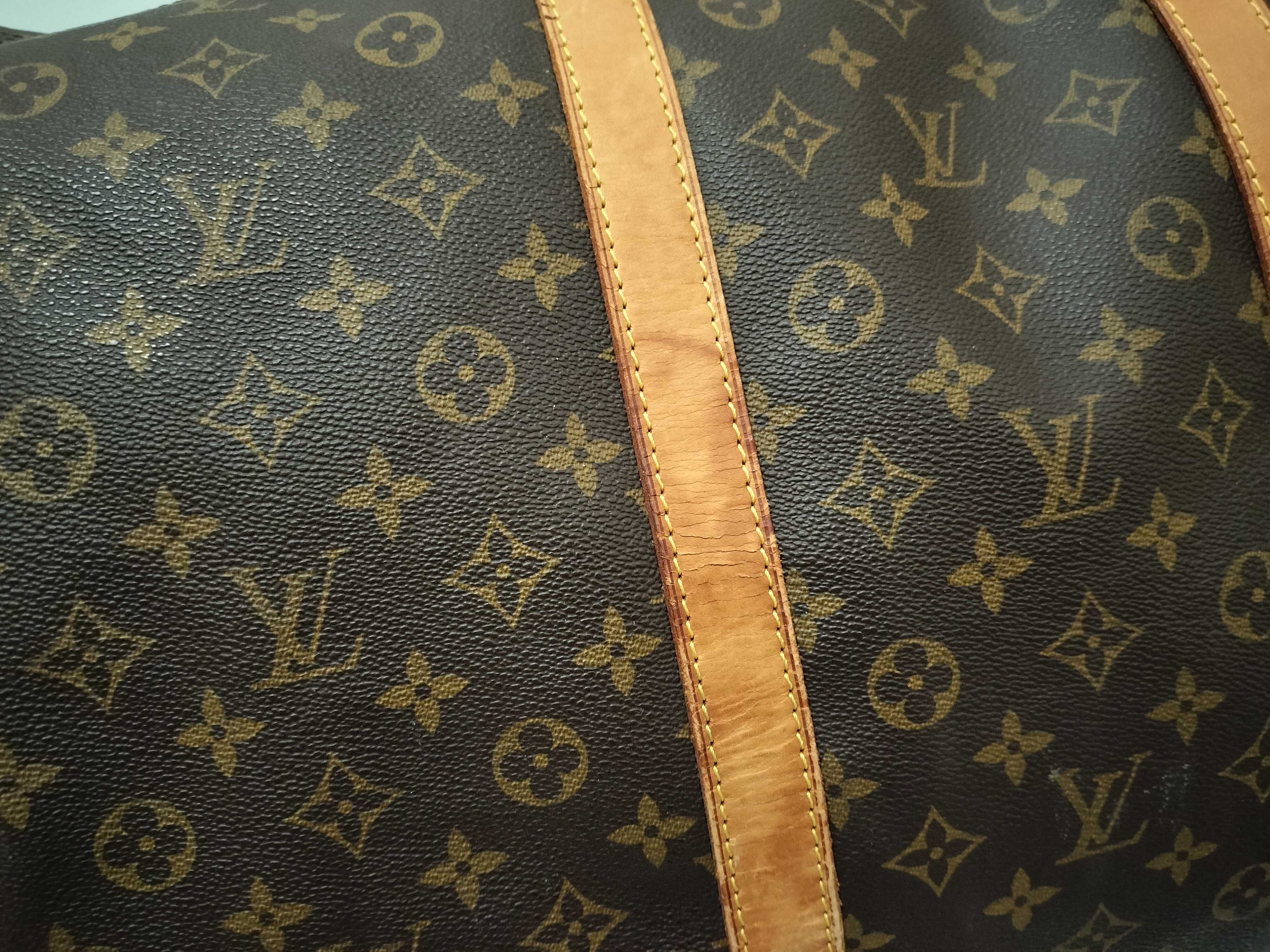 Monogram Louis Vuitton Keepall Boston Bag — view 14